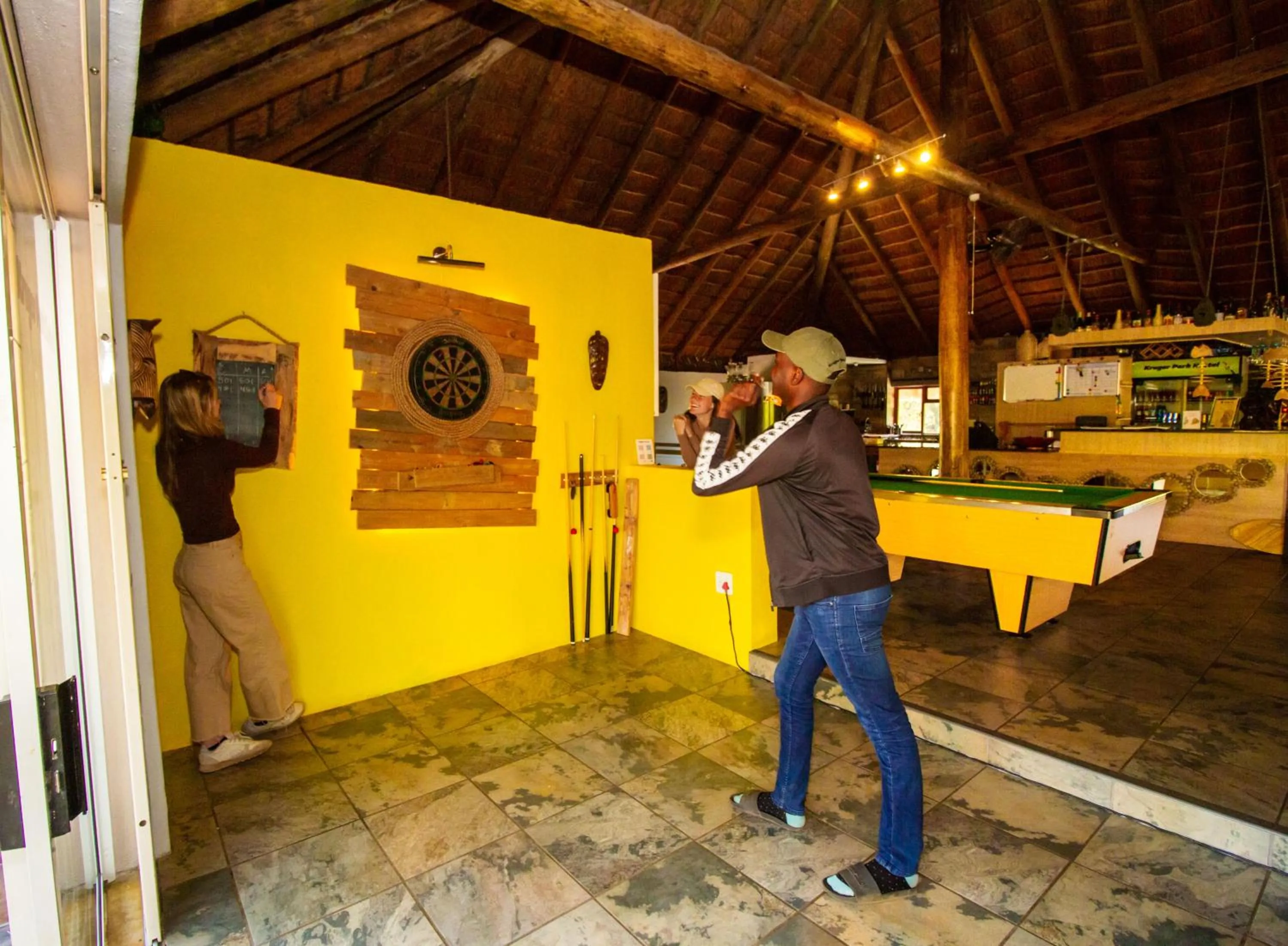 Darts in Kruger Park Hostel