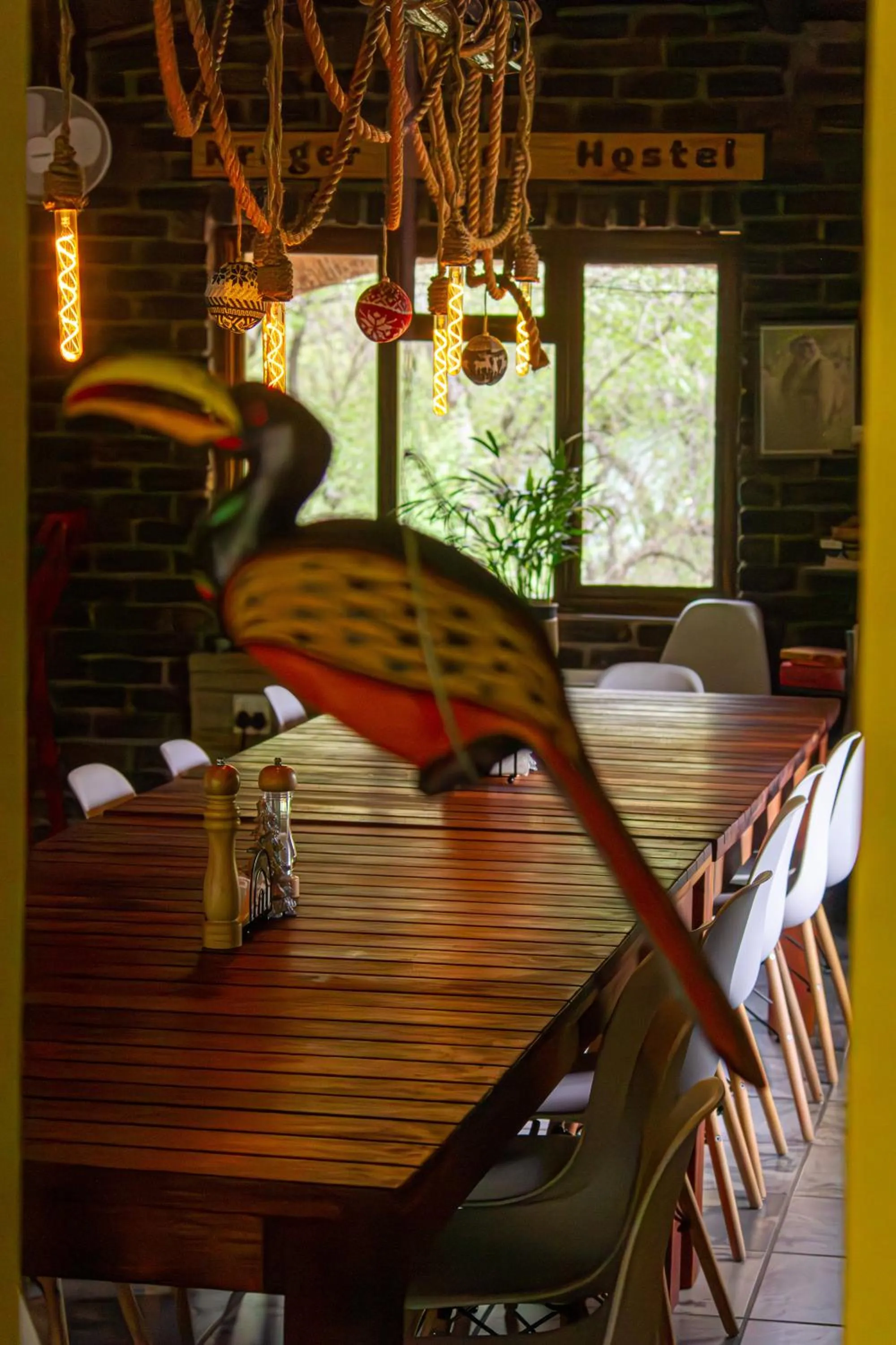 Living room in Kruger Park Hostel