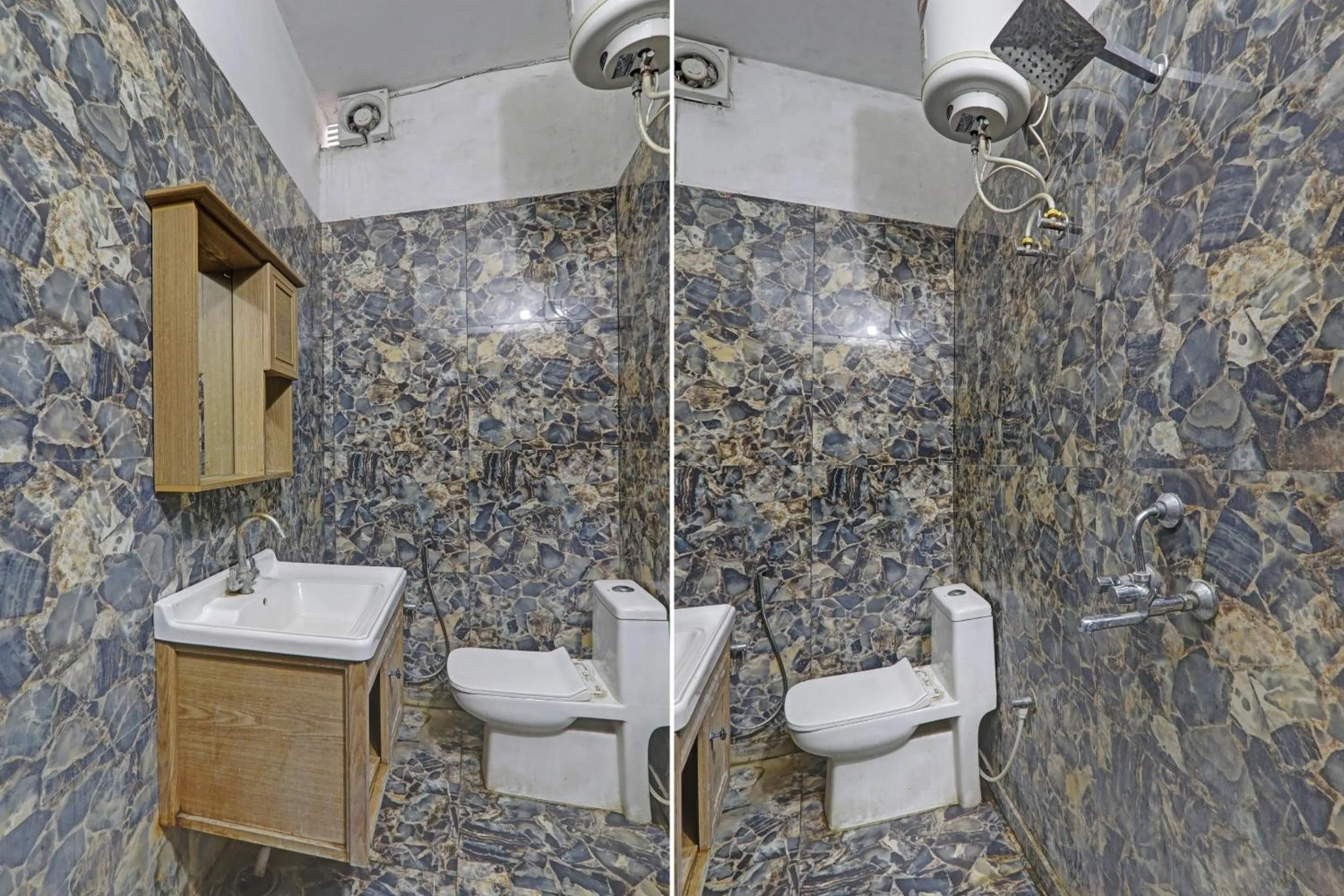 Bathroom in Hotel O APM INN