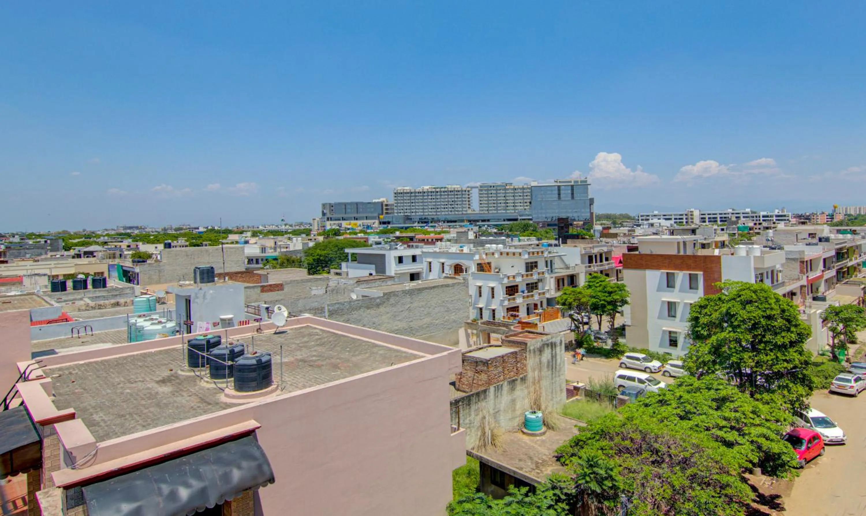 City view in Treebo The King Mohali