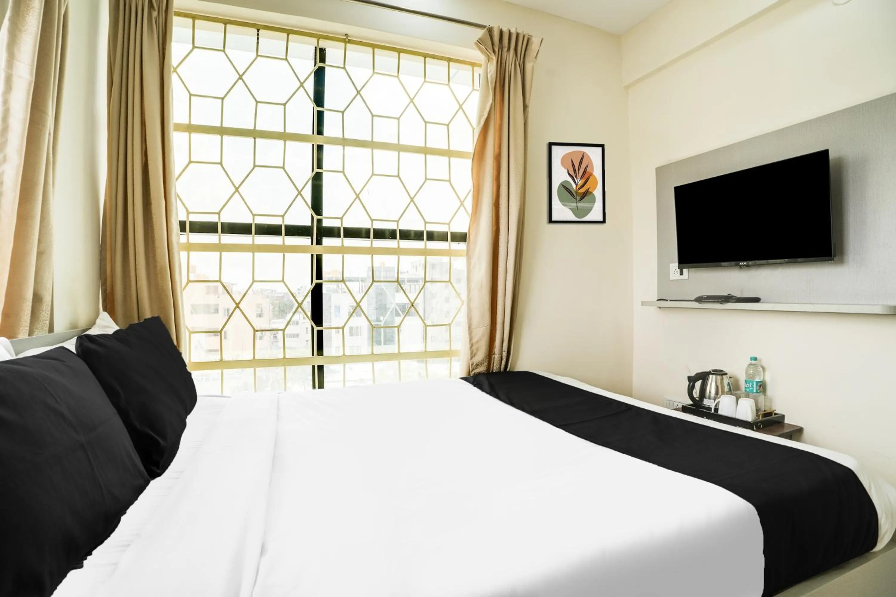 Bedroom, Bed in Hotel O Bangalore Near Reva Circle Formerly CKA Boarding