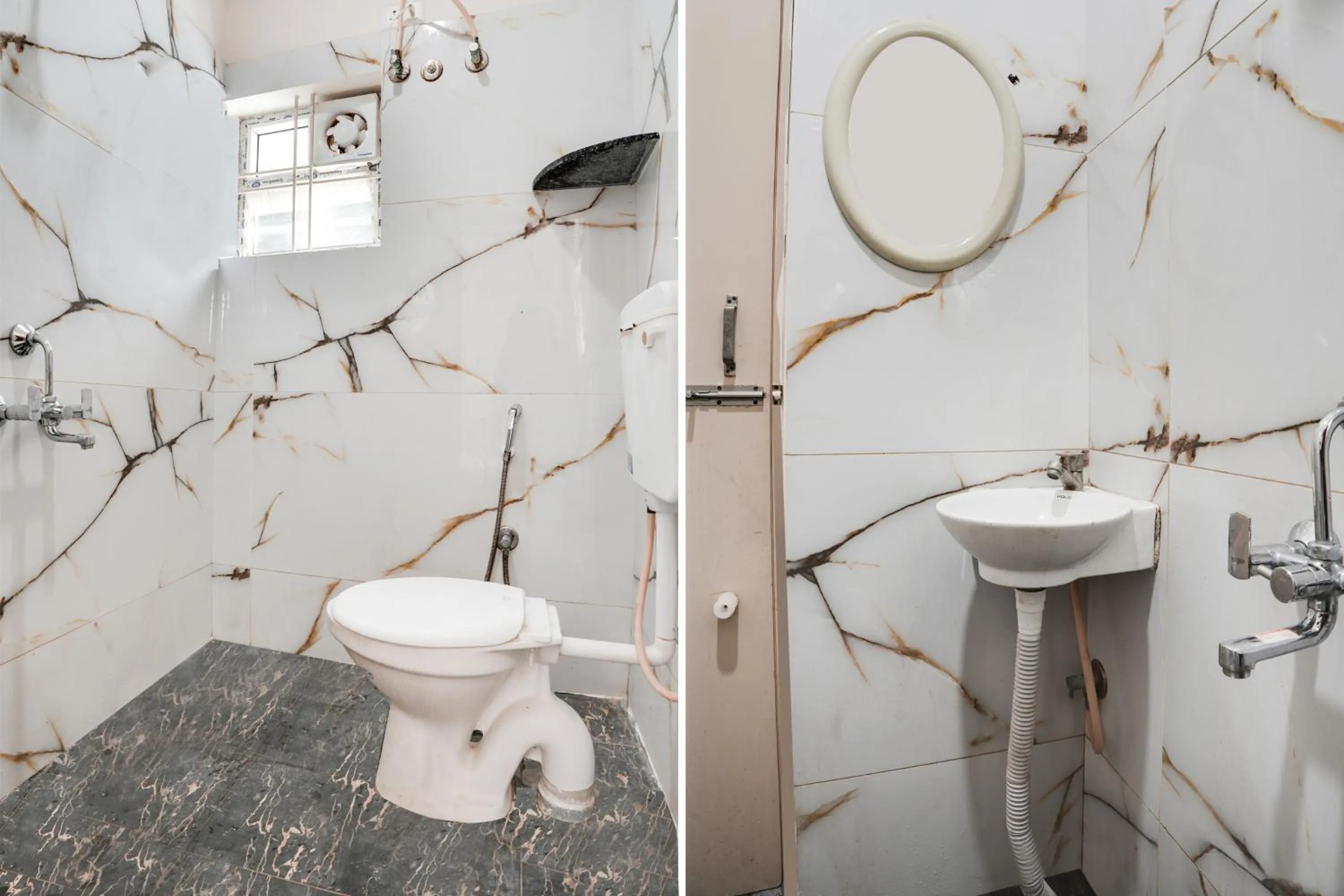 Bathroom in Hotel O Bangalore Near Reva Circle Formerly CKA Boarding