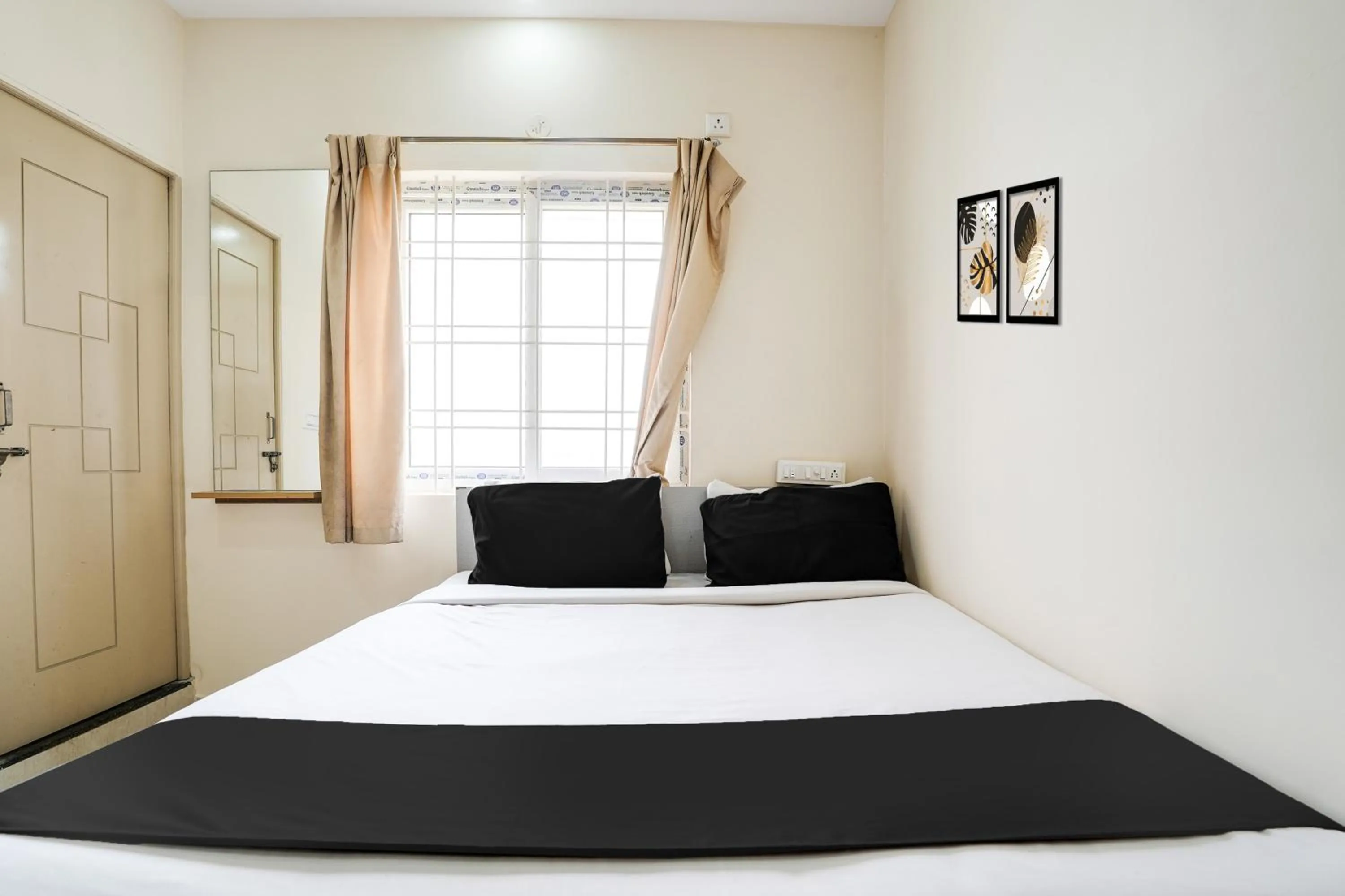 Bedroom, Bed in Hotel O Bangalore Near Reva Circle Formerly CKA Boarding