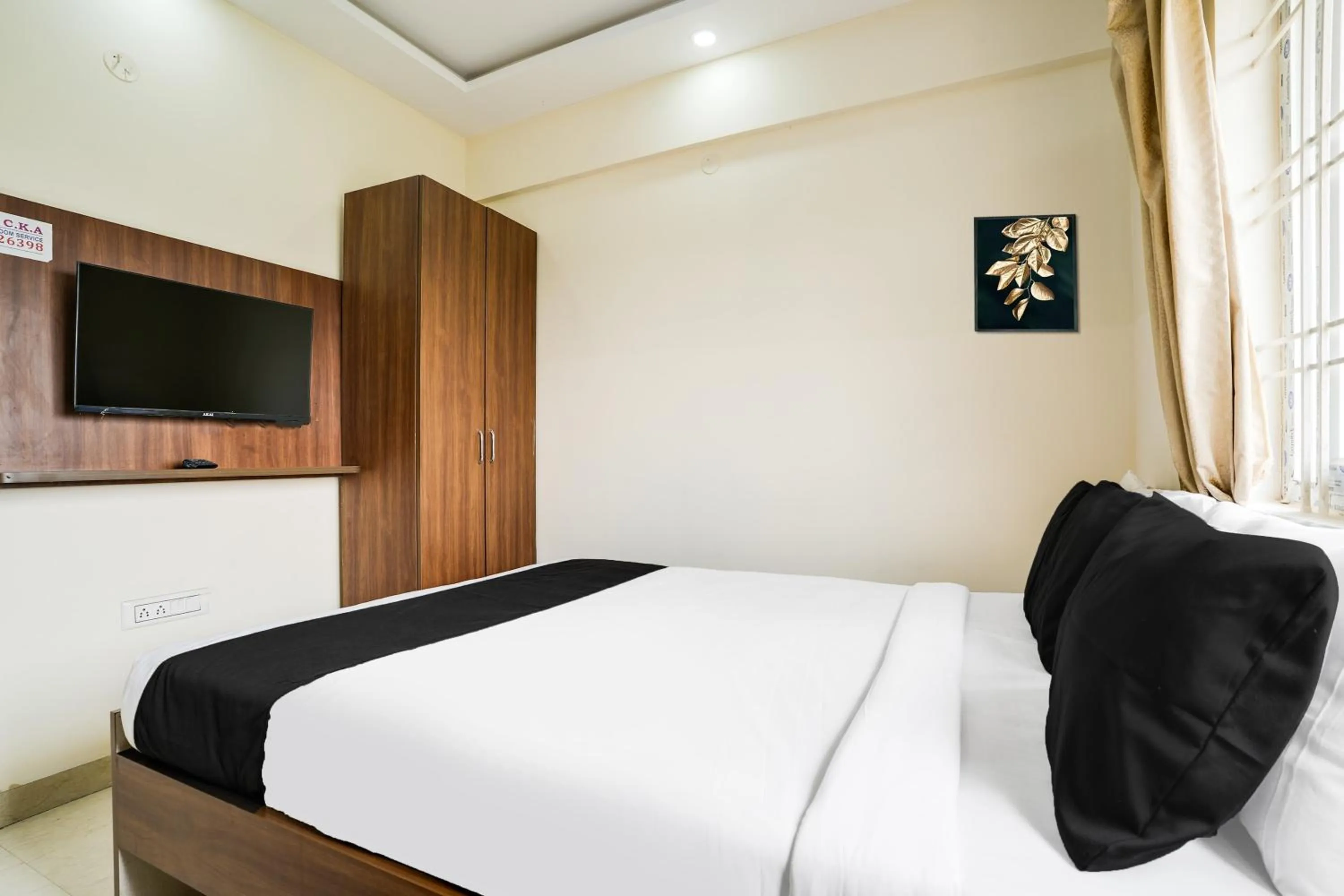 Bedroom, Bed in Hotel O Bangalore Near Reva Circle Formerly CKA Boarding