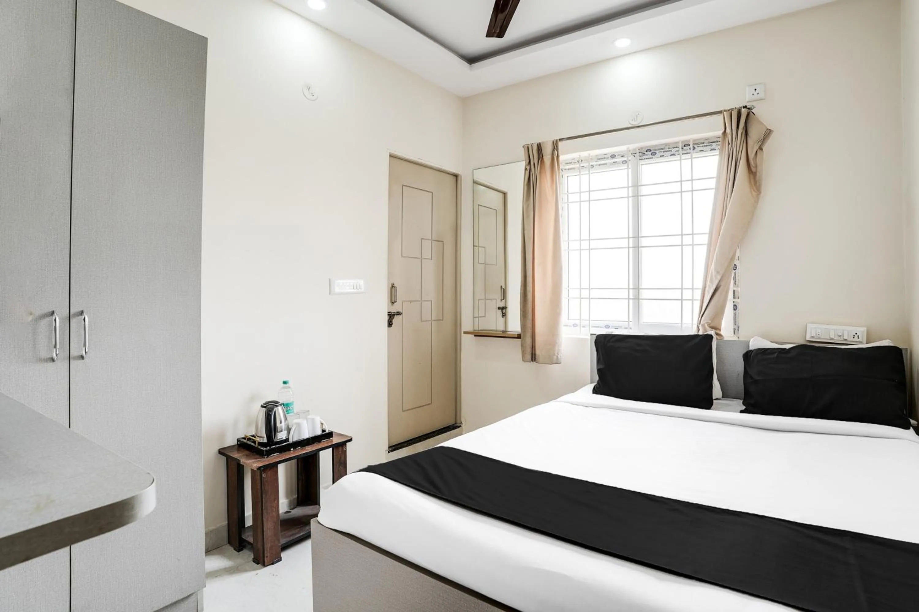 Bedroom, Bed in Hotel O Bangalore Near Reva Circle Formerly CKA Boarding