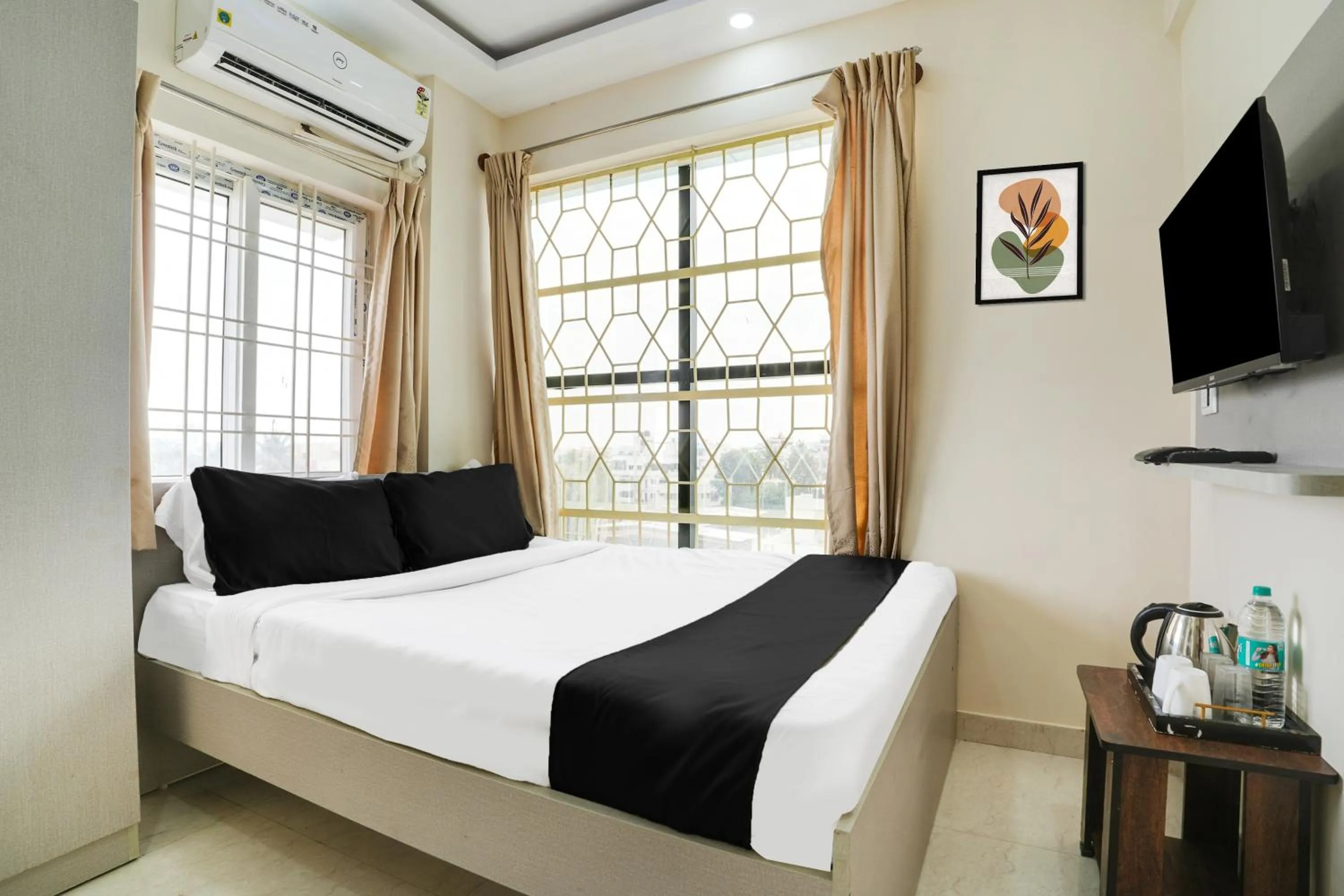 Bedroom, Bed in Hotel O Bangalore Near Reva Circle Formerly CKA Boarding