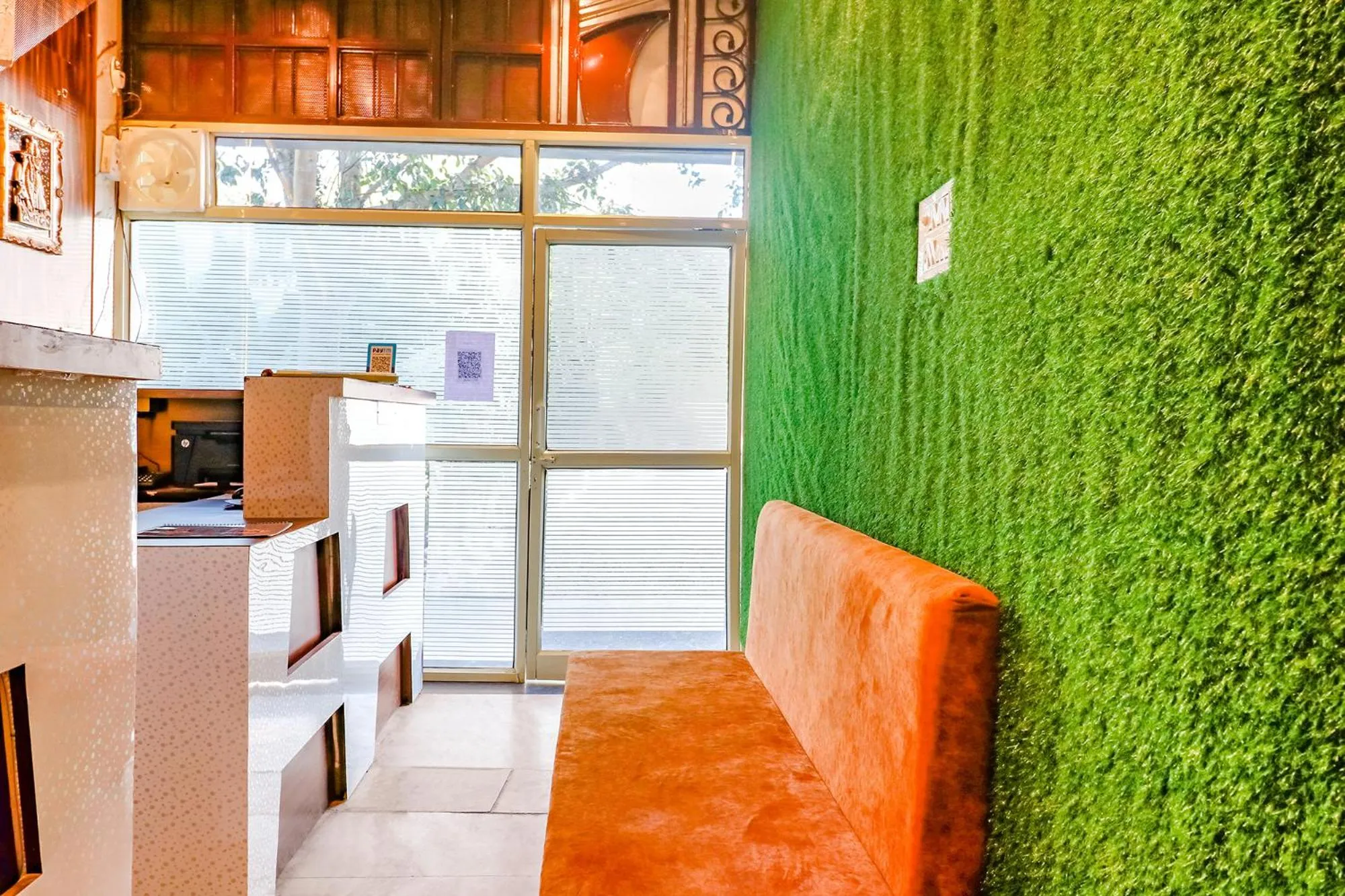 Seating area in FabHotel Royal Vilas