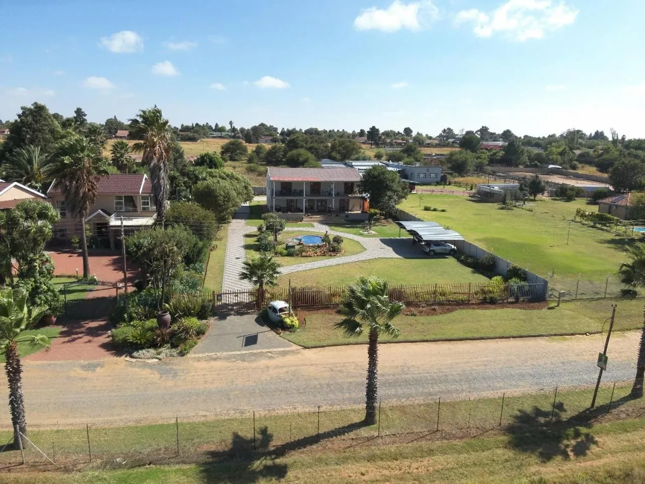 Bird's eye view in La Maison on Vaal Bed and Breakfast