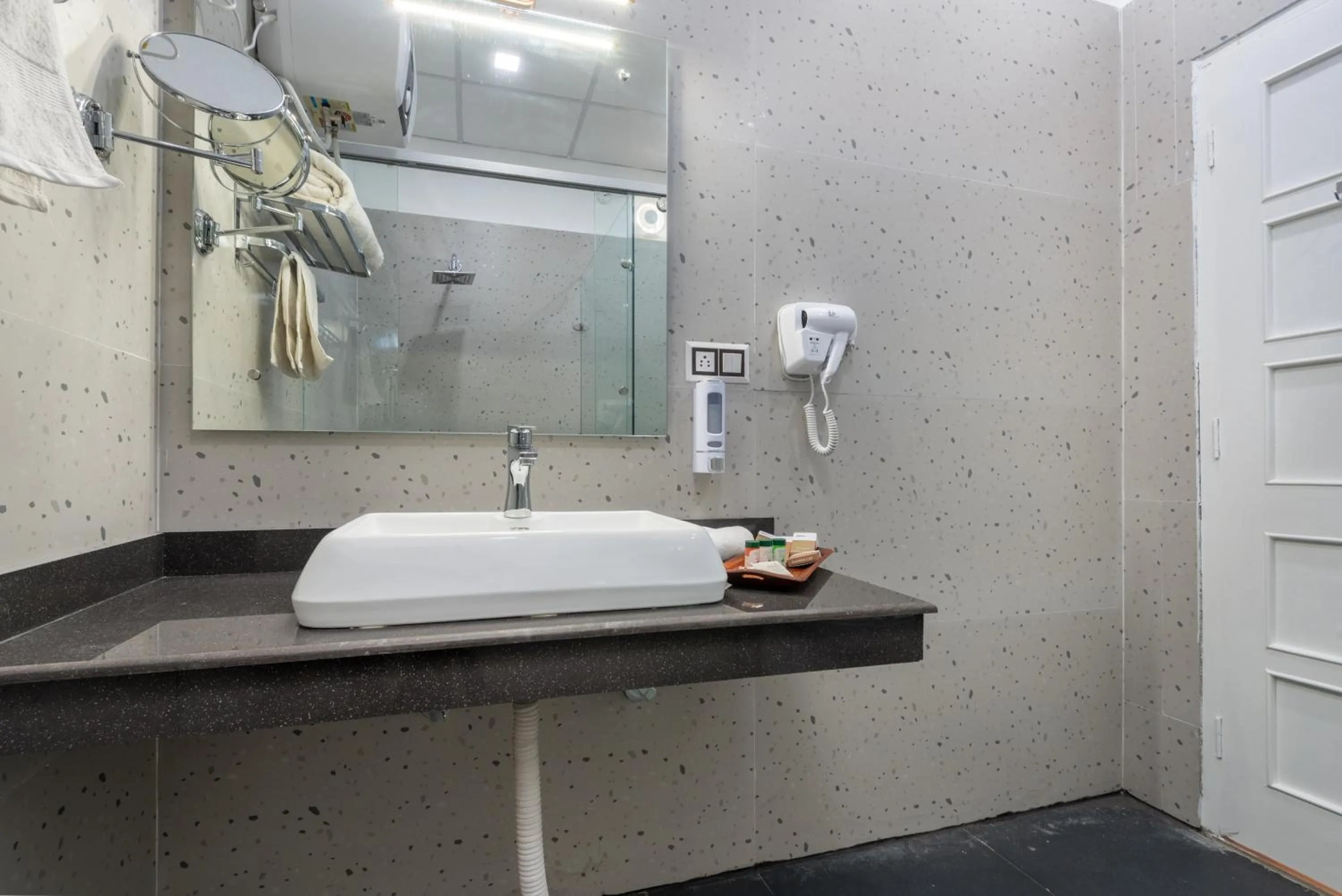 Bathroom in DLS Nature Trinket Resort - Dalhousie with Swimming Pool