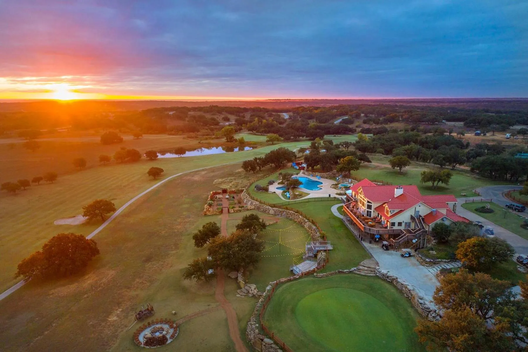 Bird's eye view in The Hideout Golf Club & Resort