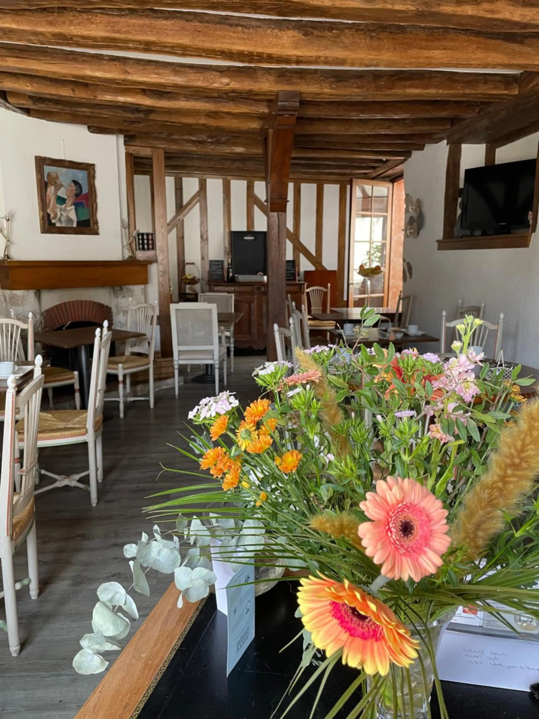 Lobby or reception in Hotel de la Sologne