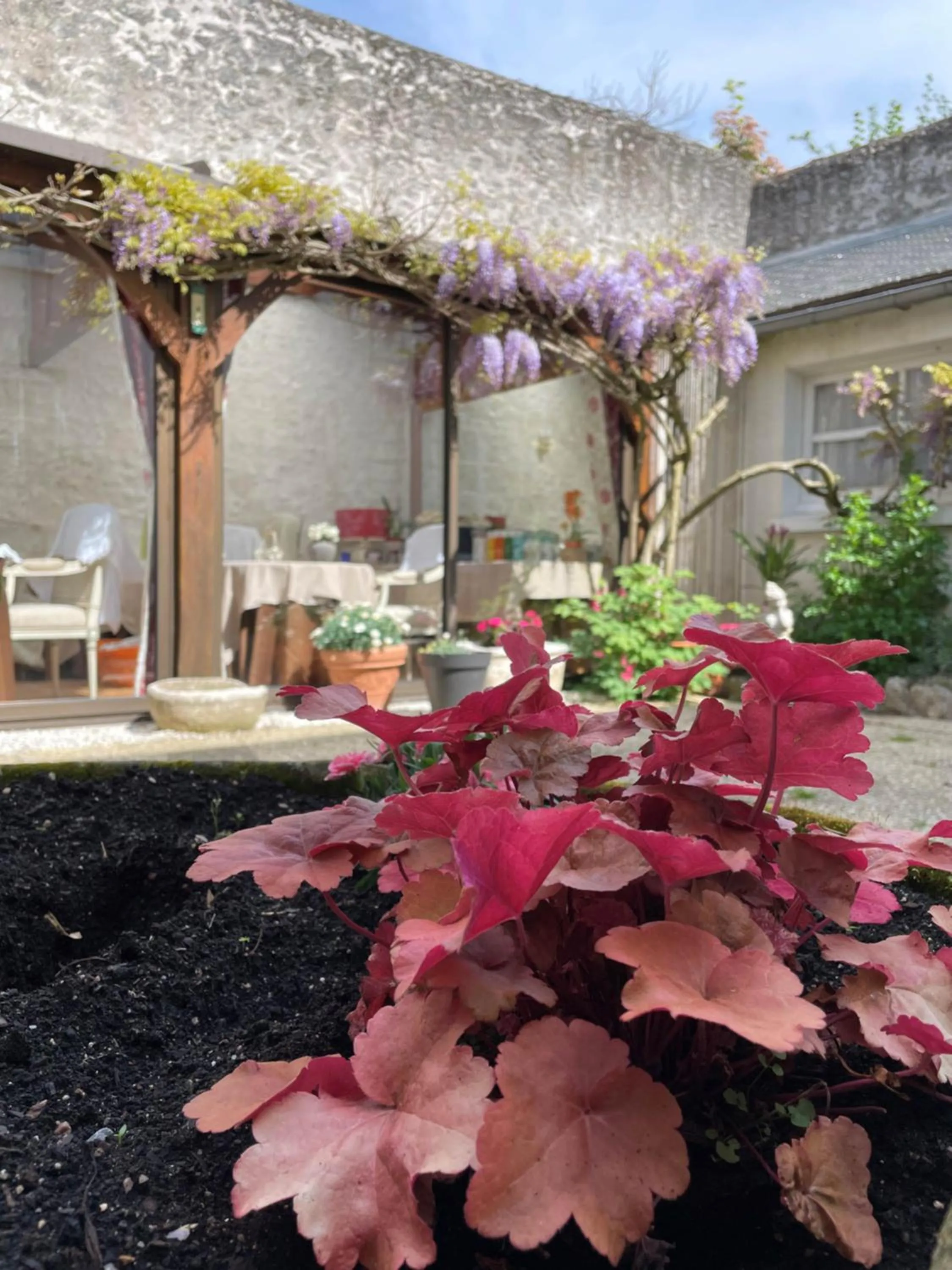 Patio in Hotel de la Sologne