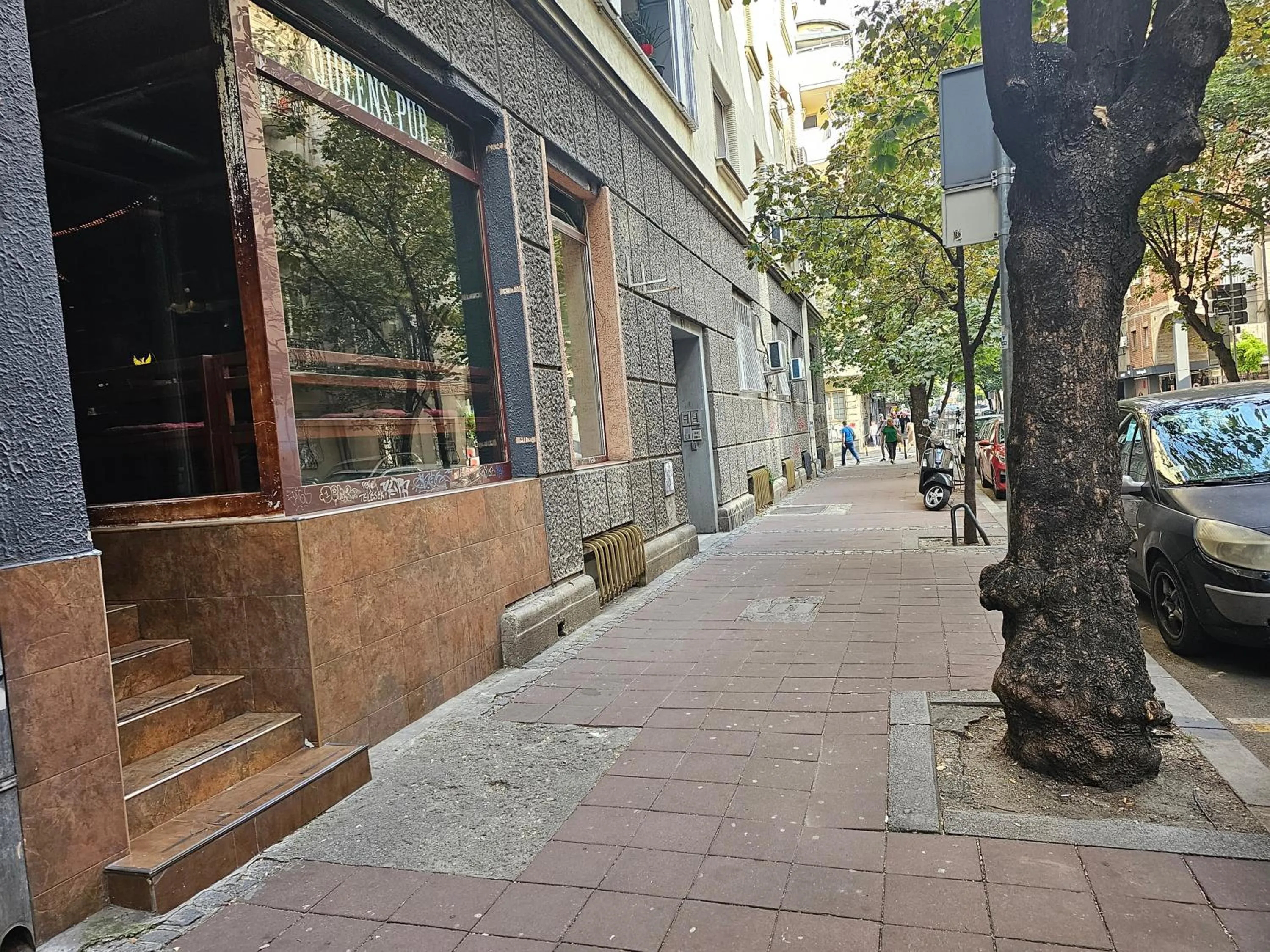 Street view in The Traveling Theater