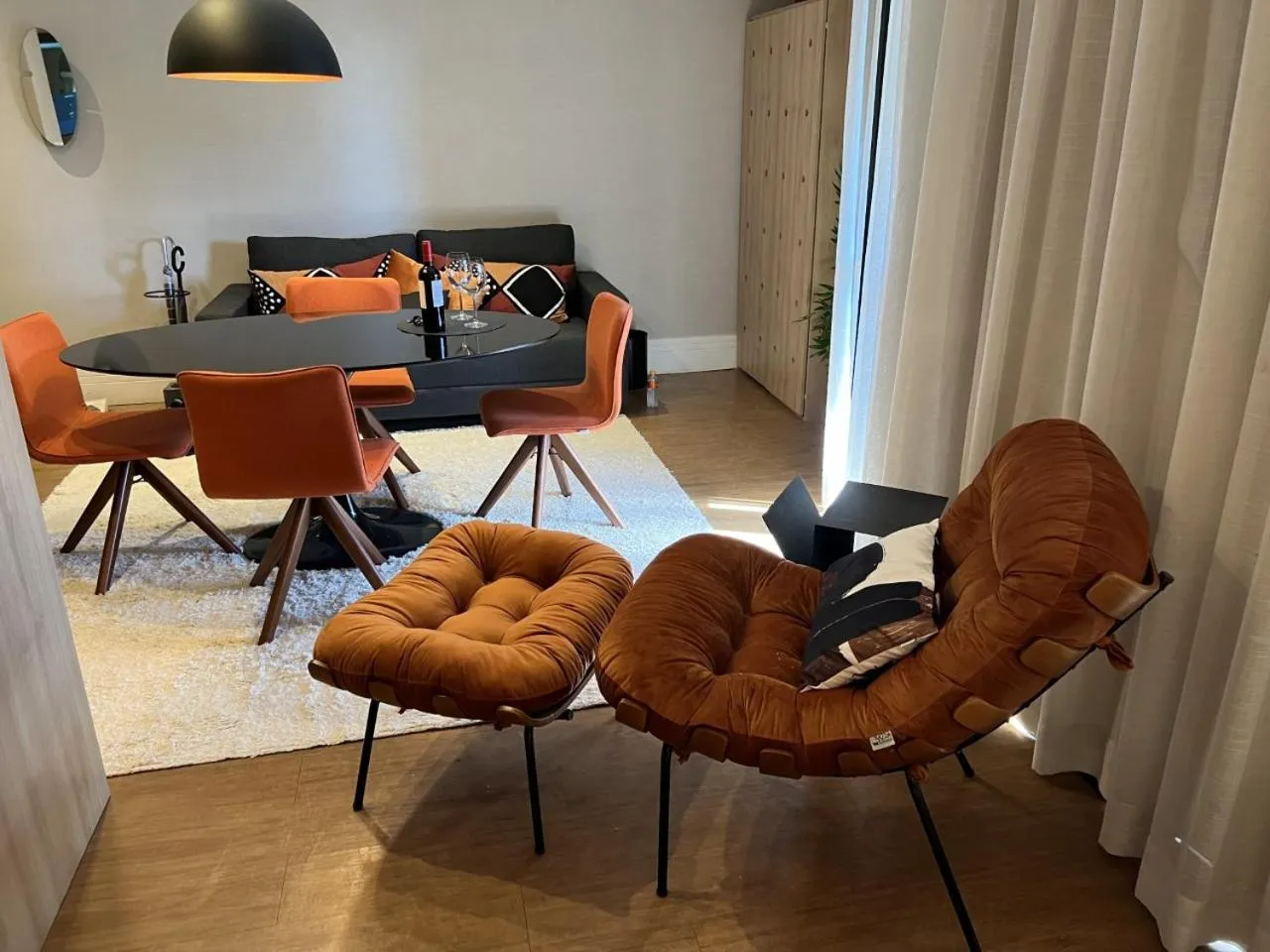 Seating area in Studios Hotel Address à passos da Av Faria Lima