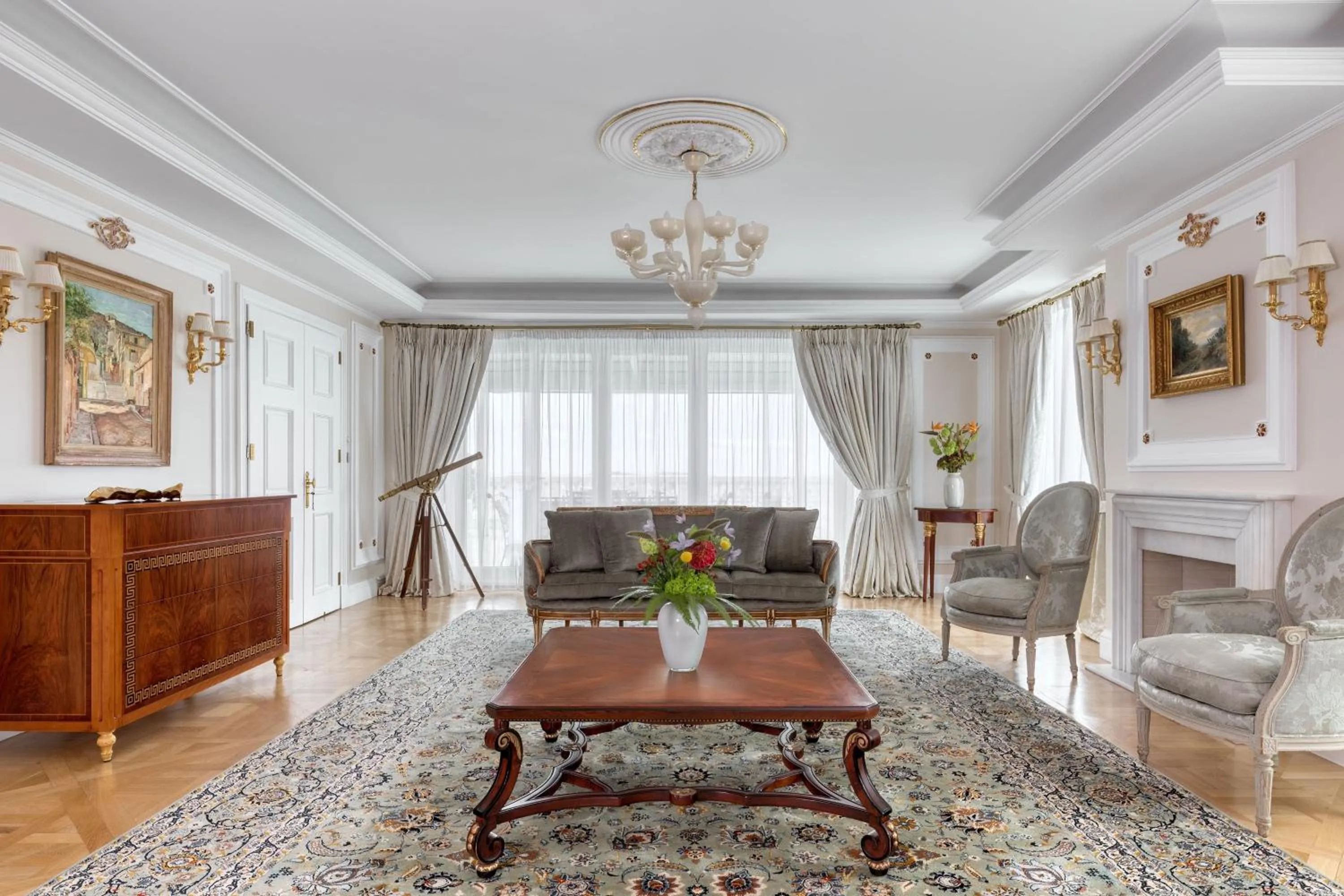 Living room in King George, a Luxury Collection Hotel, Athens
