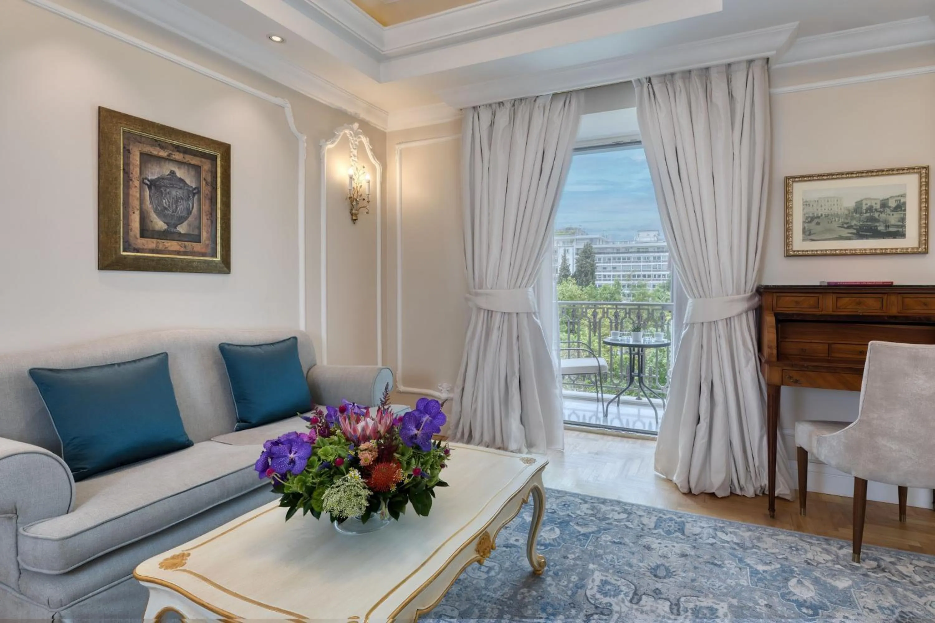 Living room in King George, a Luxury Collection Hotel, Athens