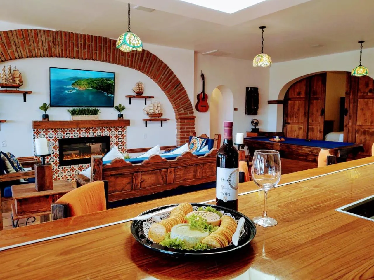 Living room in Hacienda El Galeon