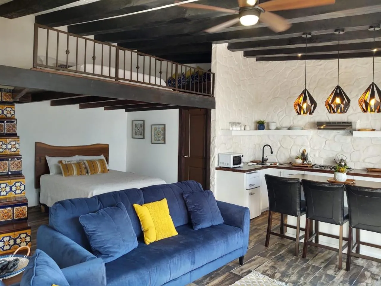 Kitchen or kitchenette in Hacienda El Galeon