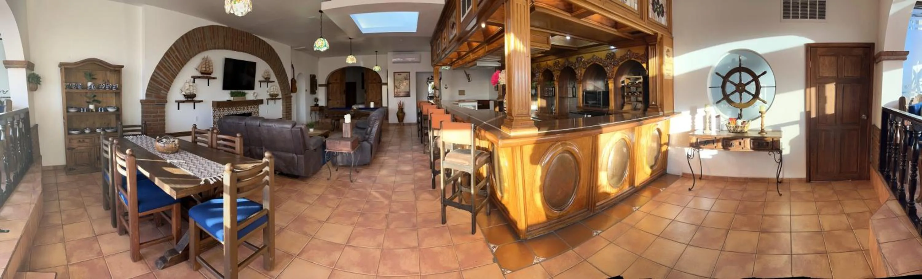 Living room in Hacienda El Galeon