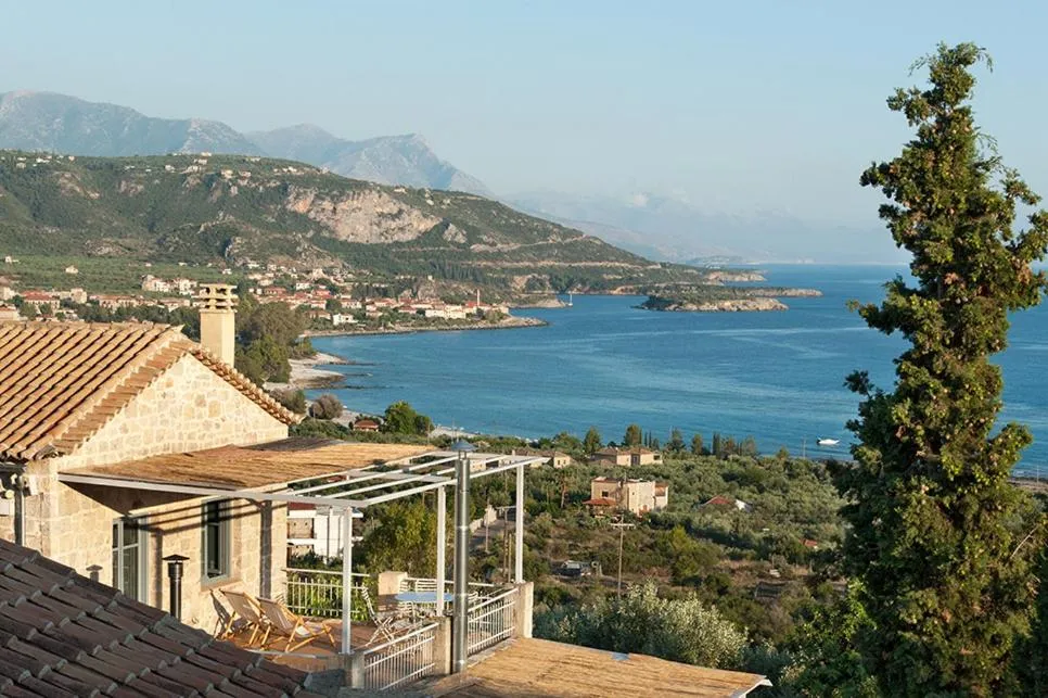 Balcony/Terrace in Notos Hotel Kardamili