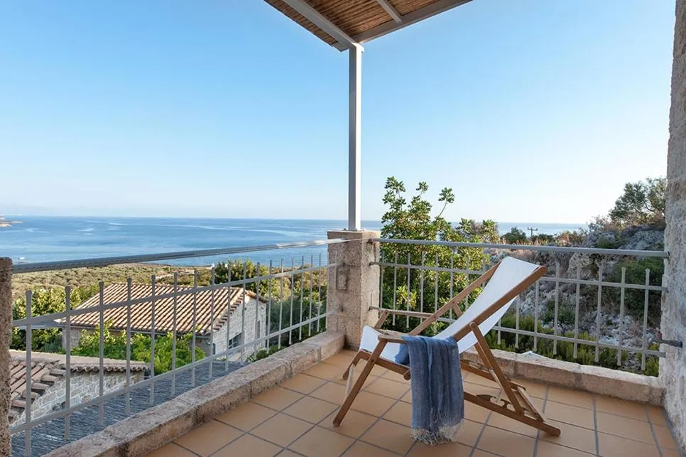 Balcony/Terrace in Notos Hotel Kardamili