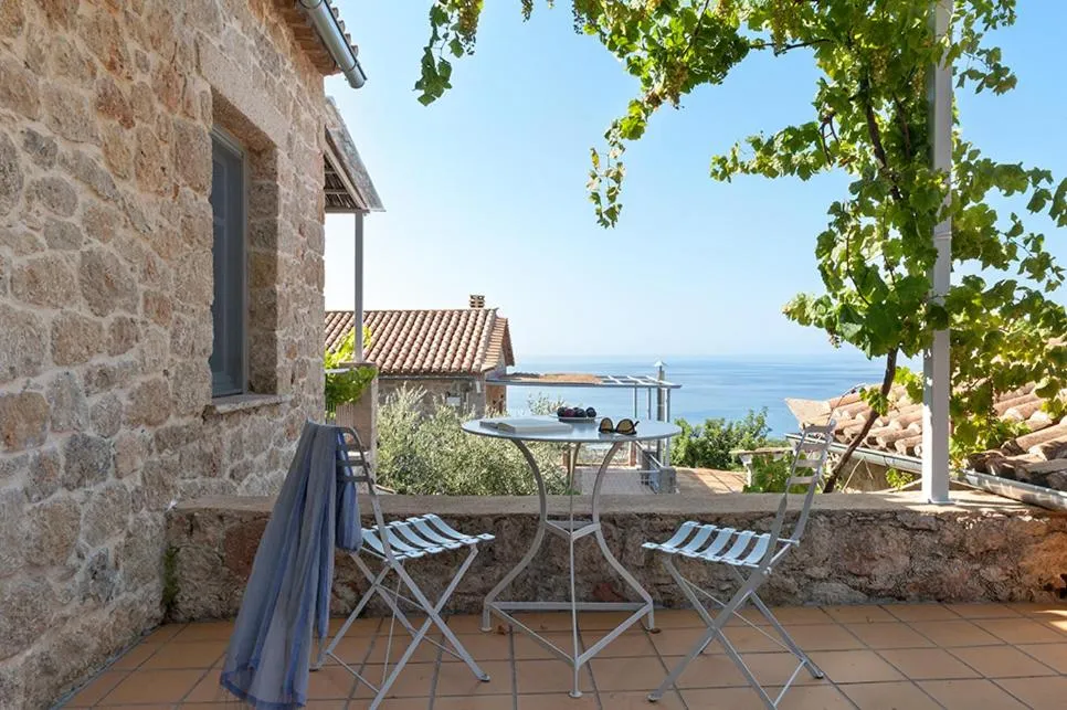 Balcony/Terrace in Notos Hotel Kardamili
