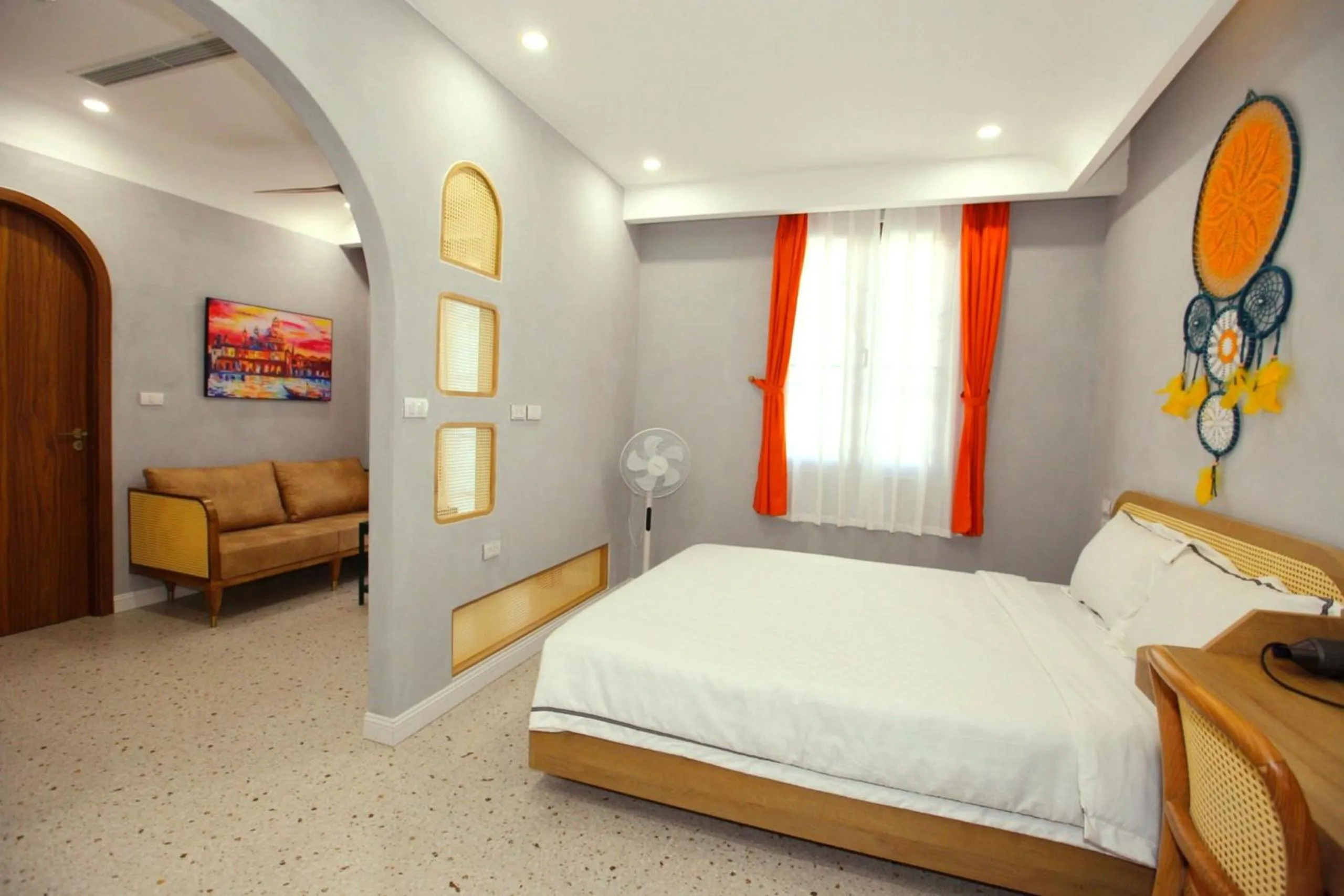 Bedroom in Rova Hotel Sunset Town Phu Quoc