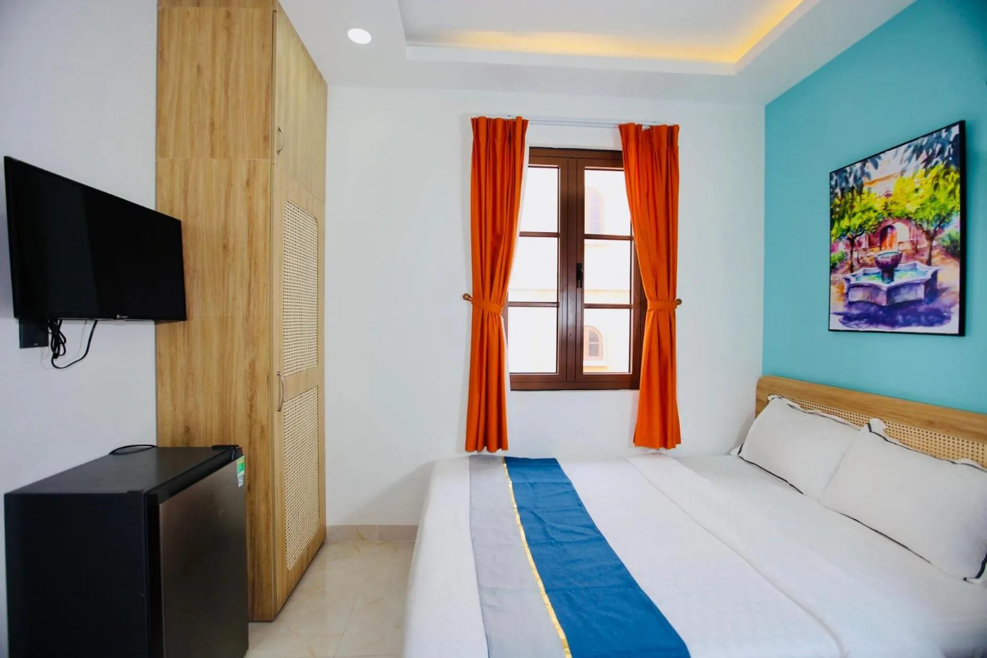 Bed in Rova Hotel Sunset Town Phu Quoc