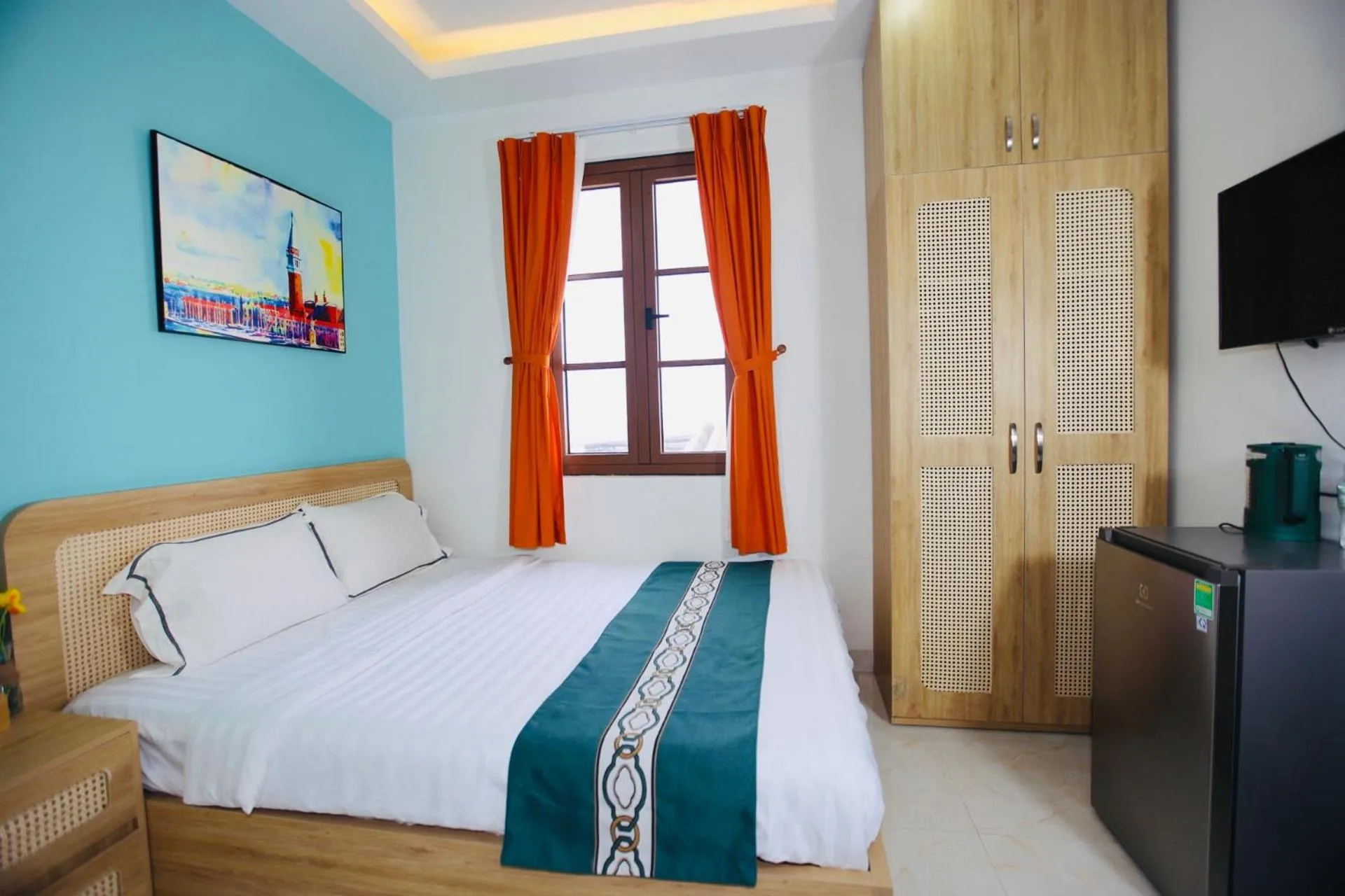 Bed in Rova Hotel Sunset Town Phu Quoc