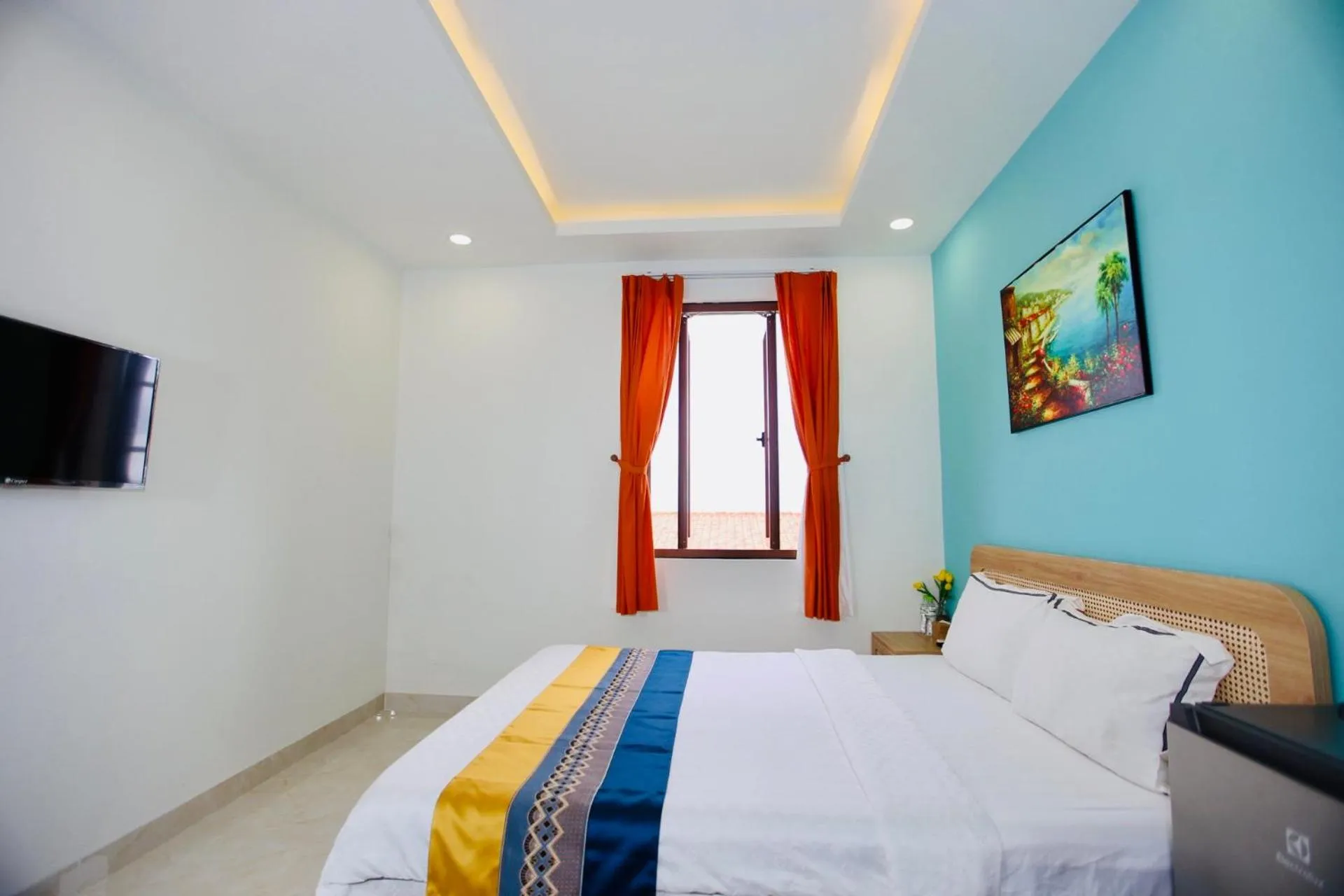 Bed in Rova Hotel Sunset Town Phu Quoc