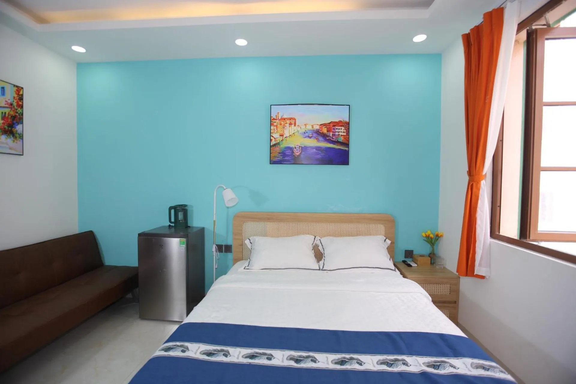 Bed in Rova Hotel Sunset Town Phu Quoc