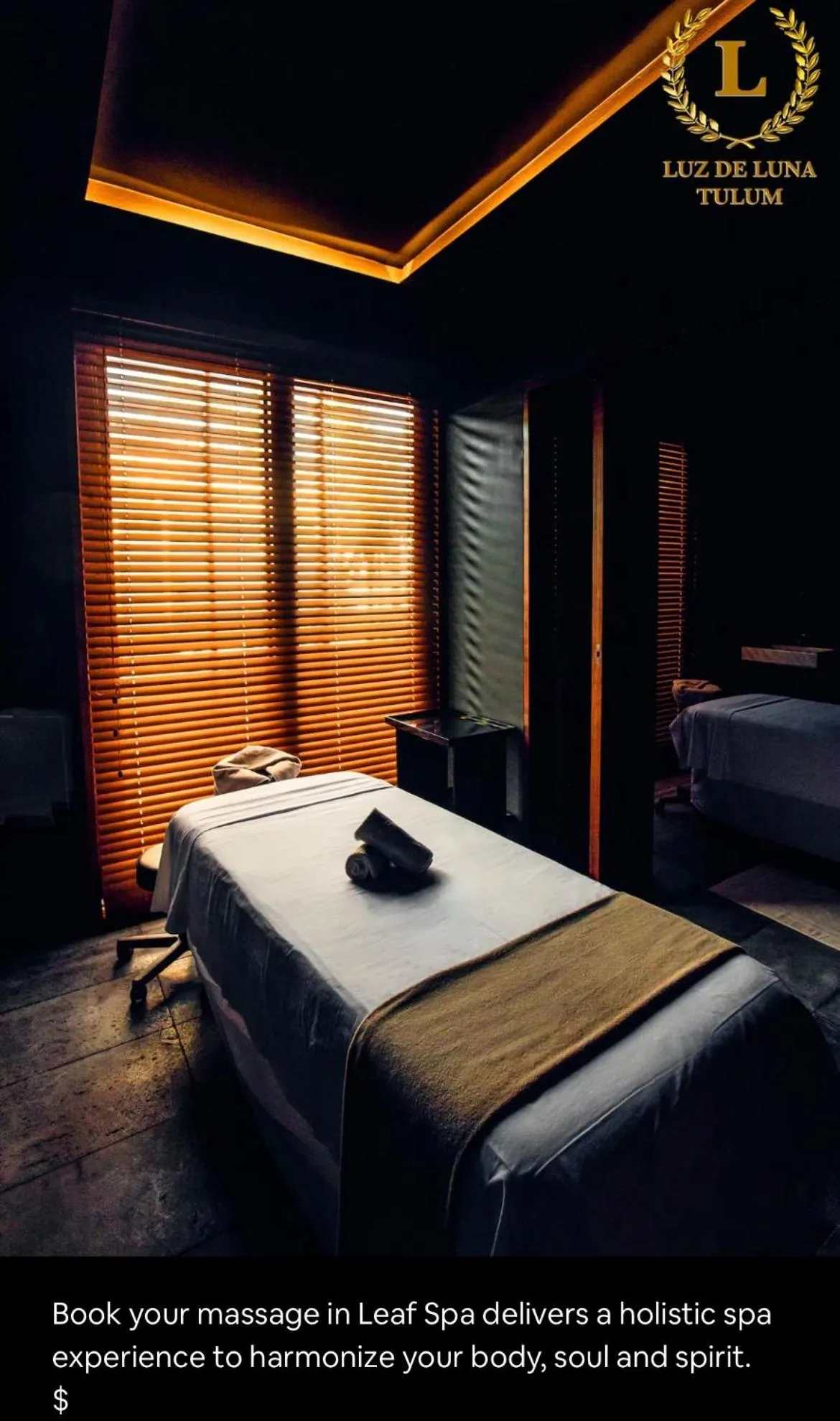 Bed in Luz de Luna Tulum Suite II