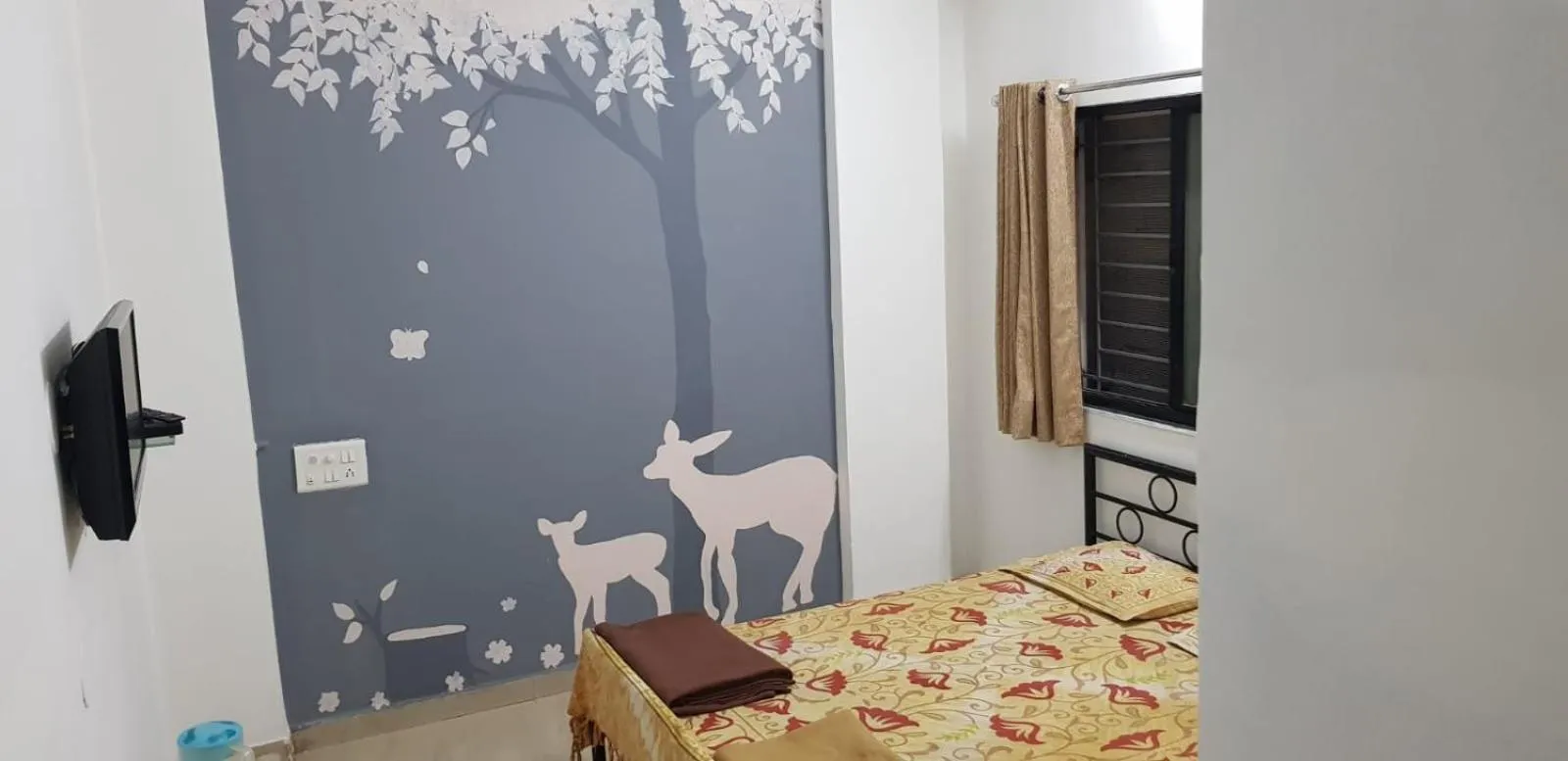 Bed in Om Shree Yatri Niwas