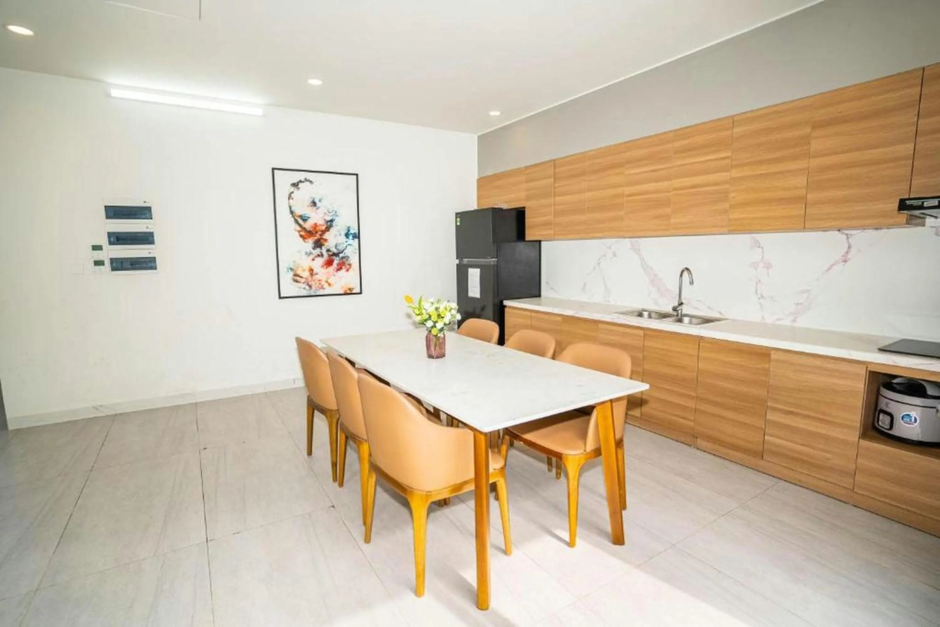 Kitchen or kitchenette in Villa FLC Sầm Sơn Ngọc Trai - Ngay Gần Biển