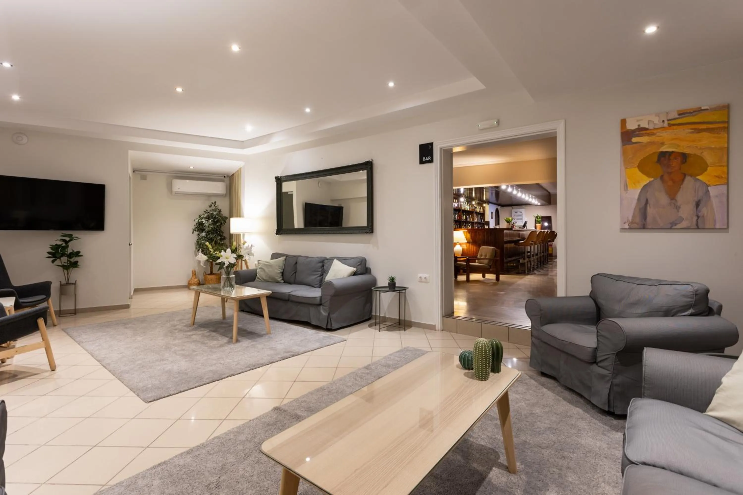 Living room in Hotel Bretagne