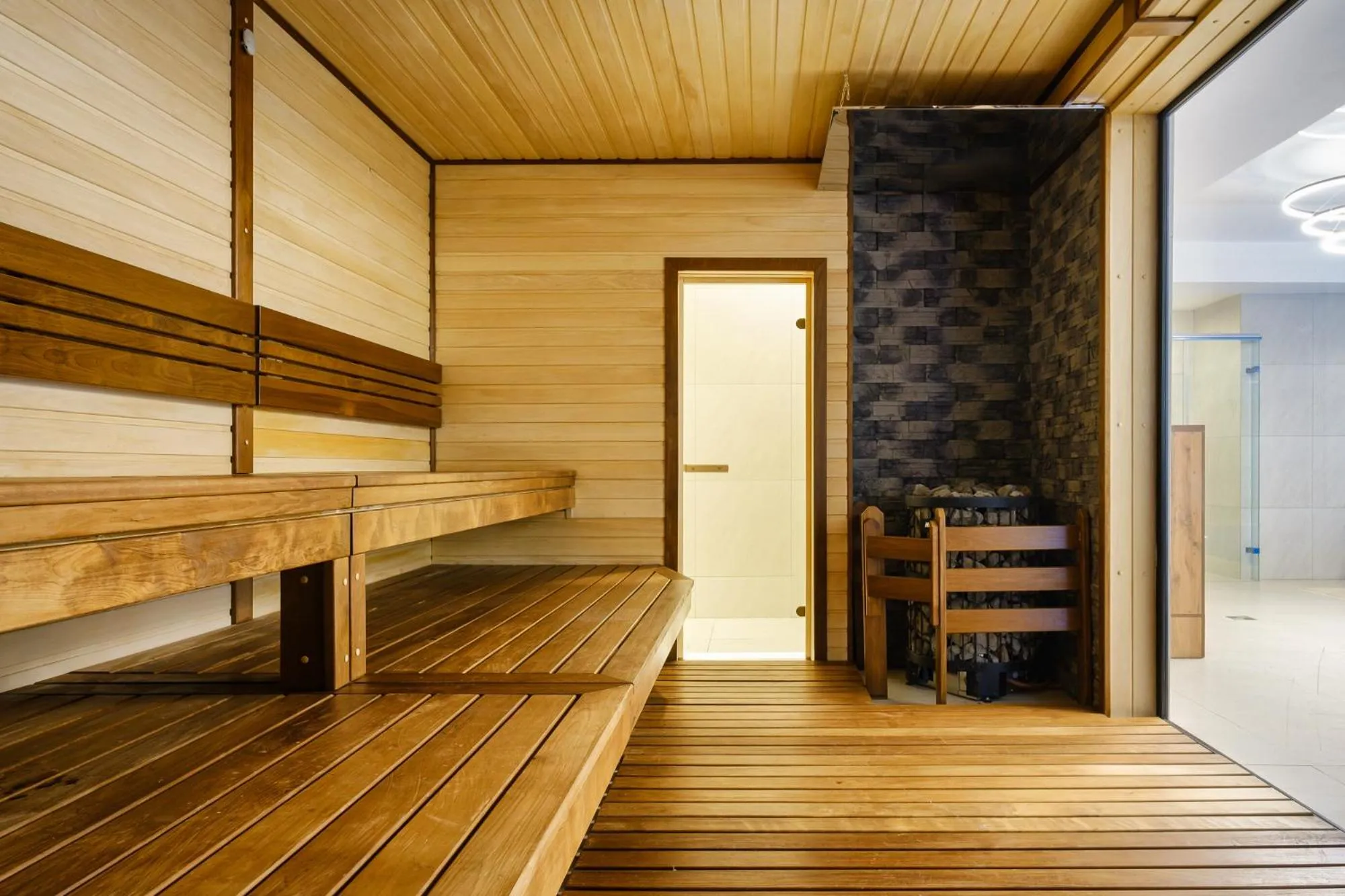 Sauna in Grand Mildom Hotel