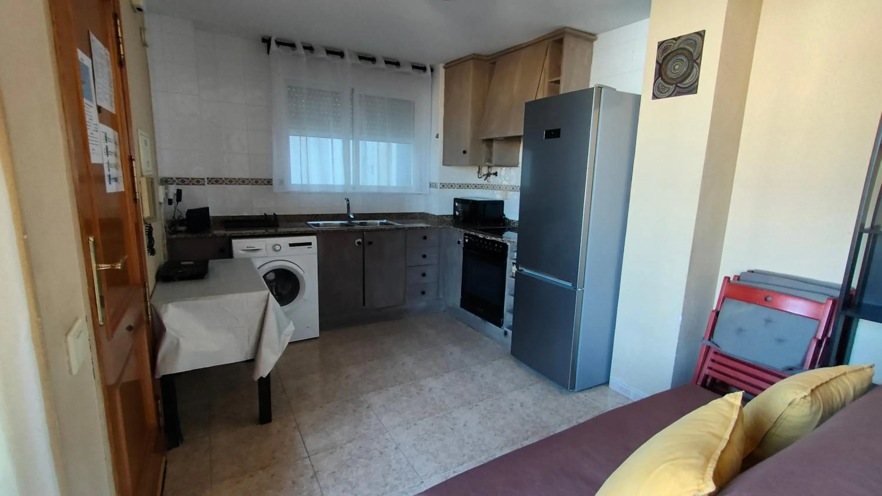 Living room in Playa Paradís - Primera linea de playa - AP-7 3min - Self check-in 24h