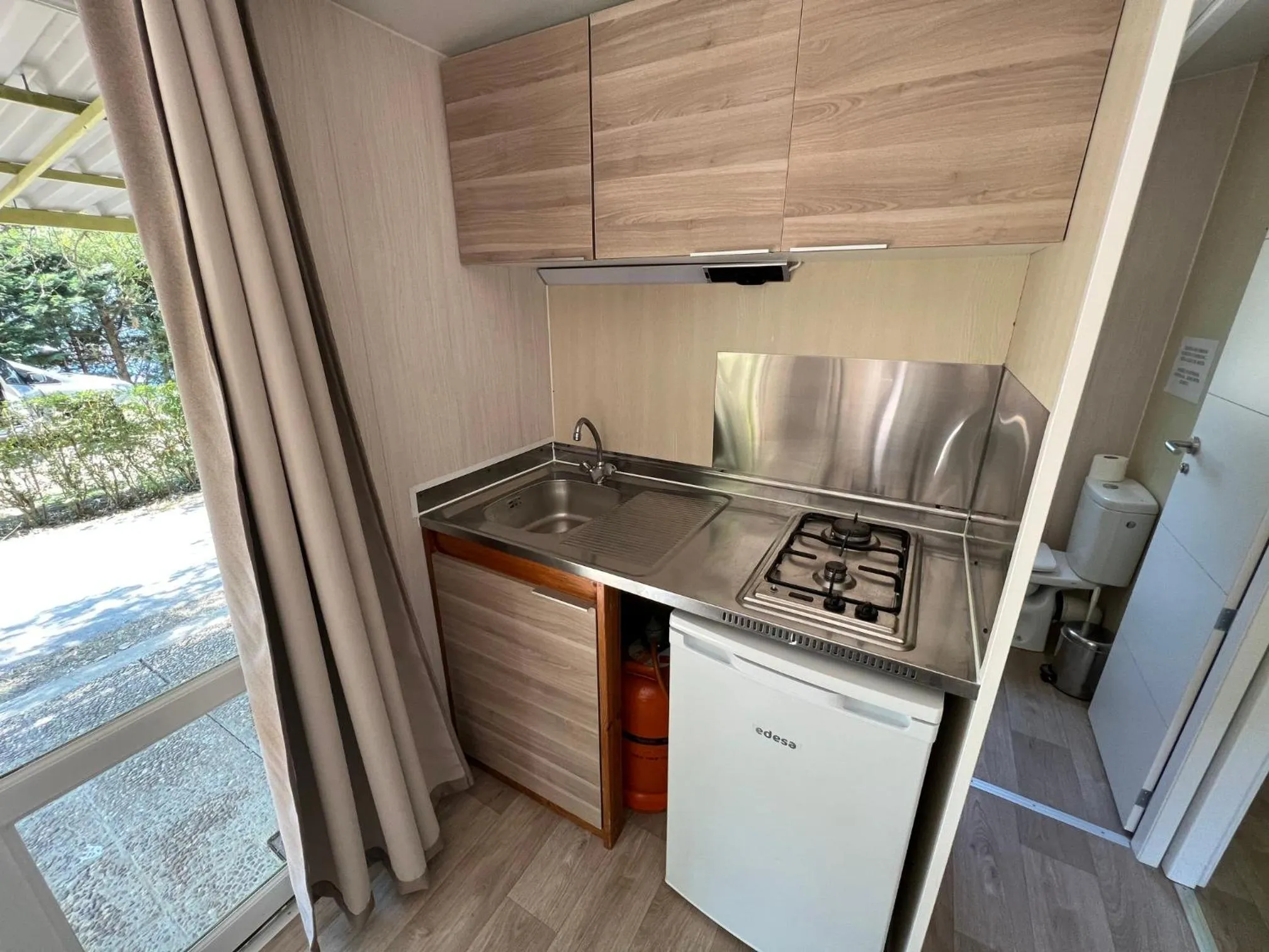 Kitchen or kitchenette in CAMPING ETXARRI
