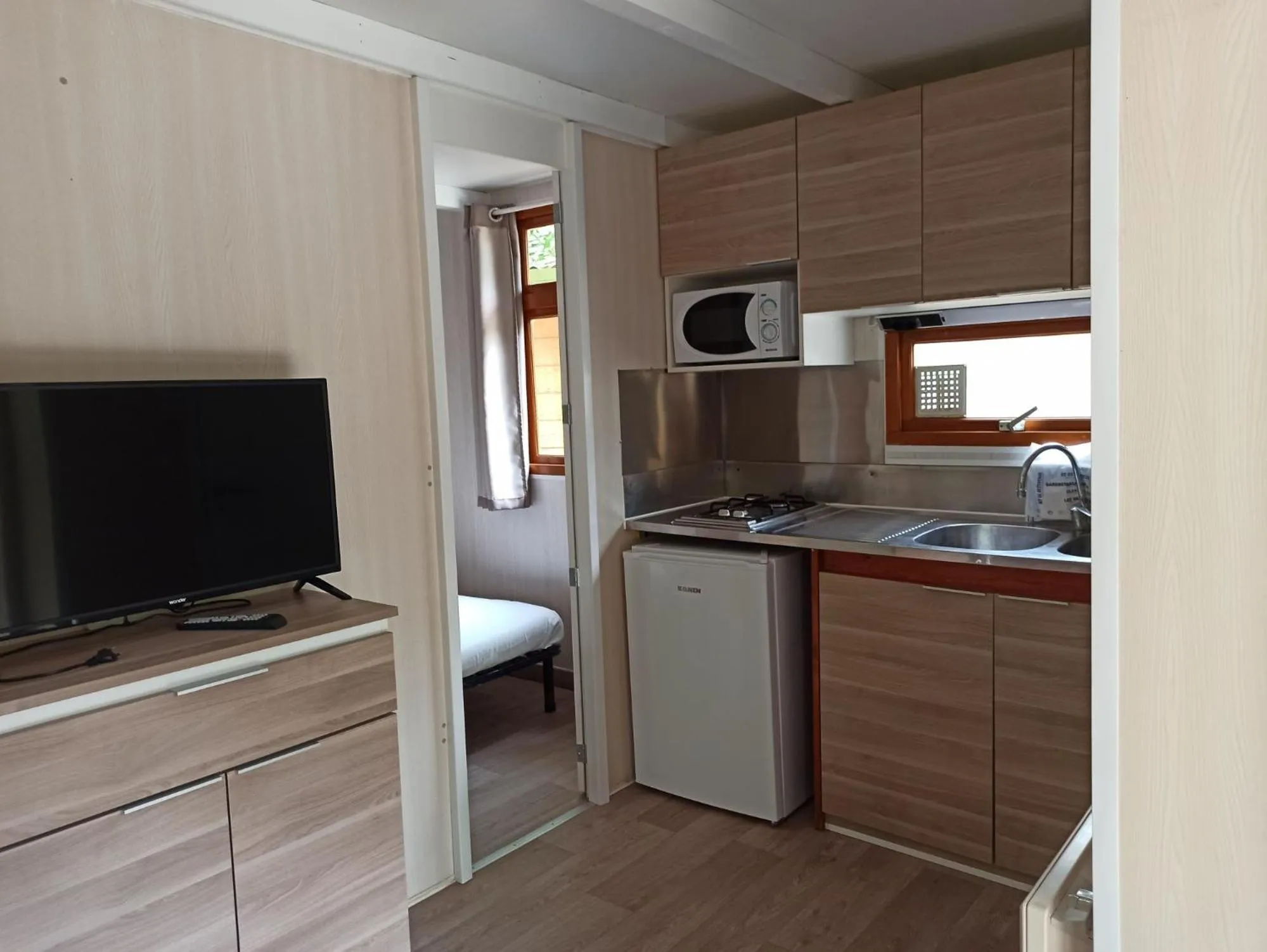 Kitchen or kitchenette in CAMPING ETXARRI