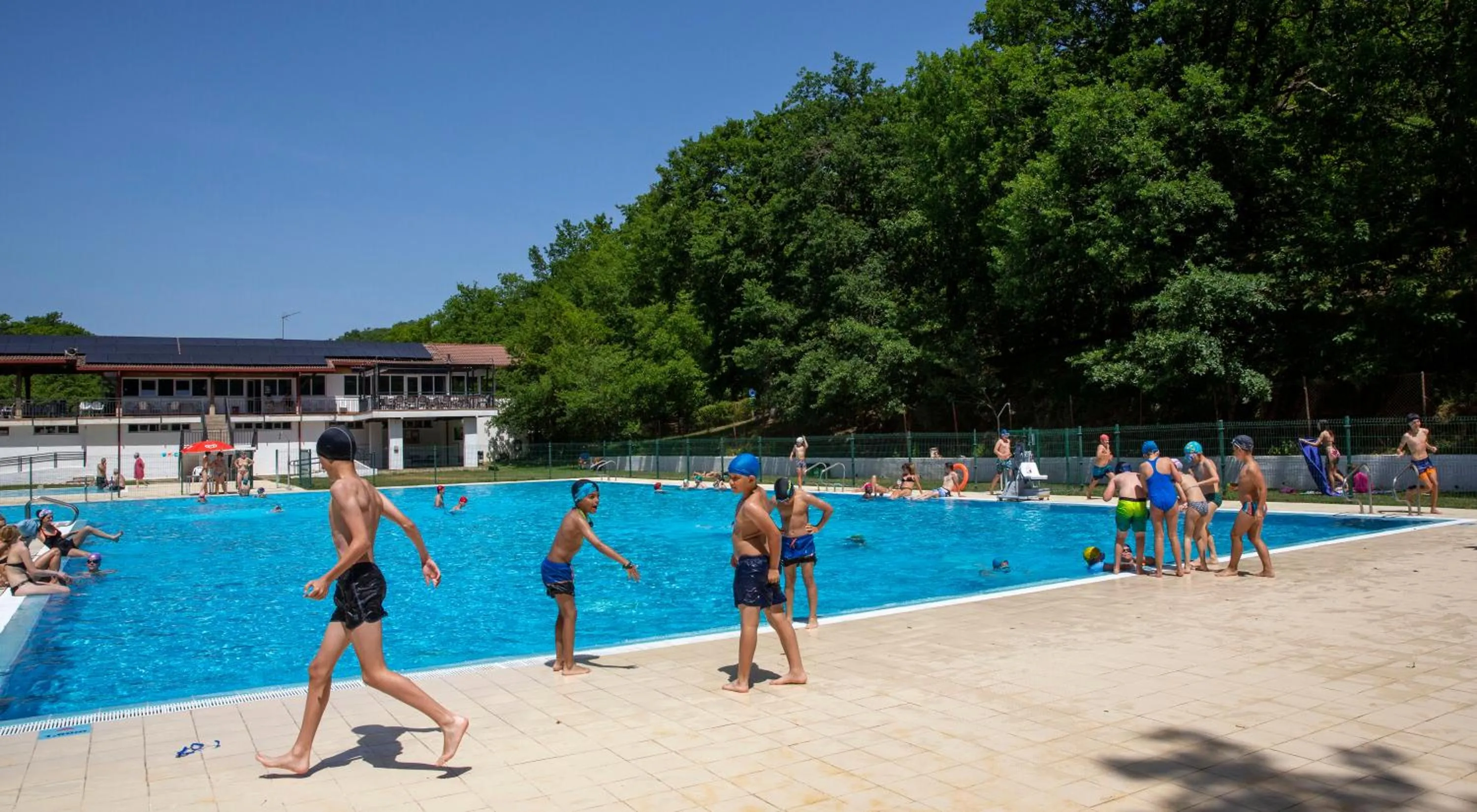 Pool view in CAMPING ETXARRI