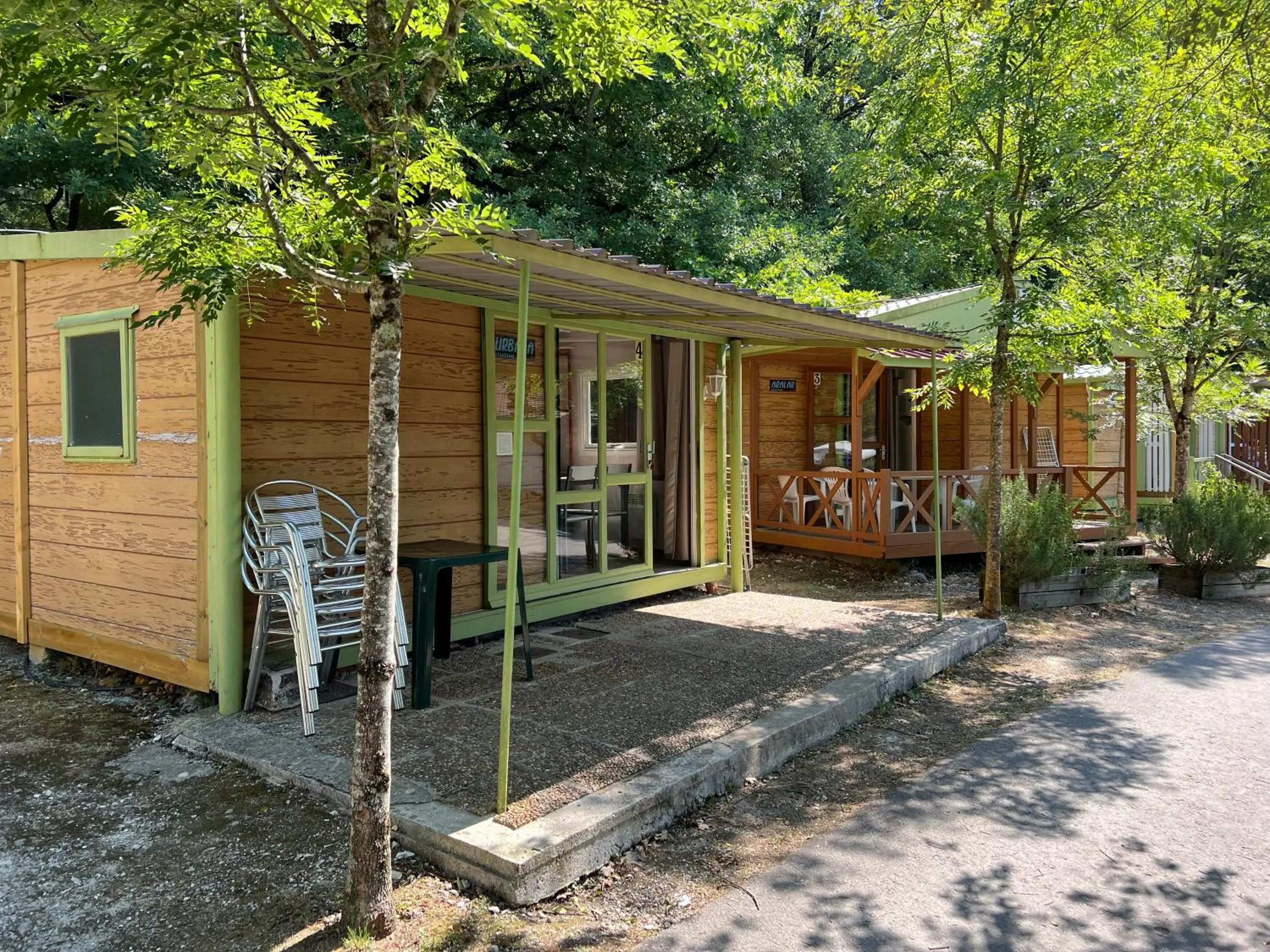 Garden view in CAMPING ETXARRI