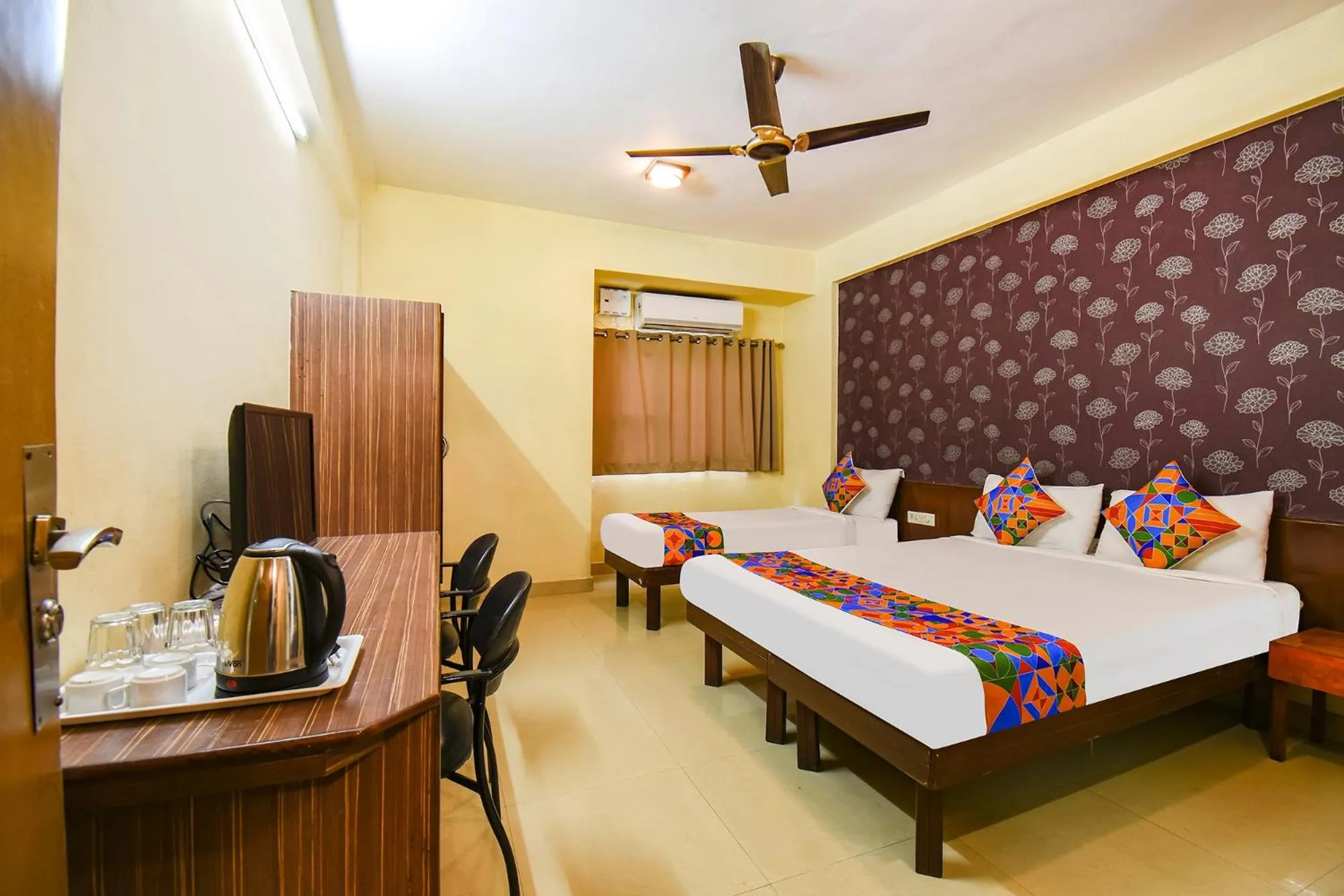 Bed in FabHotel Prime Yash Residency - Nr Lonavala Railway Station