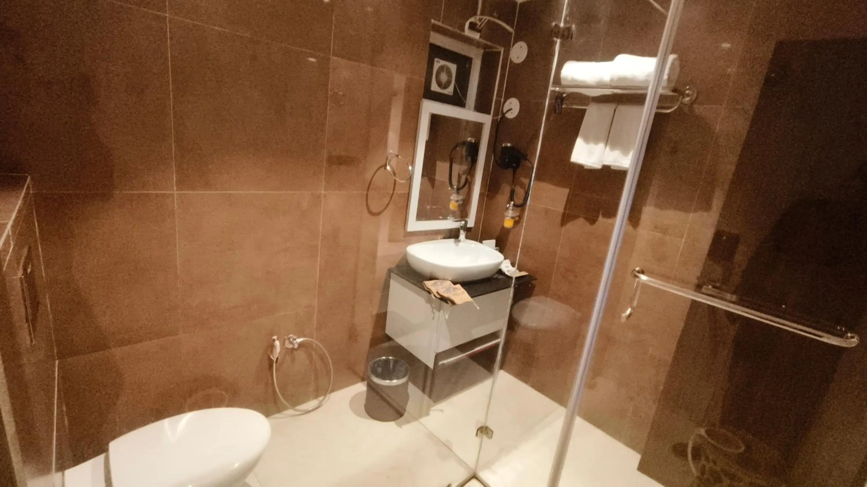 Shower in Luxury Amar Tree Resort