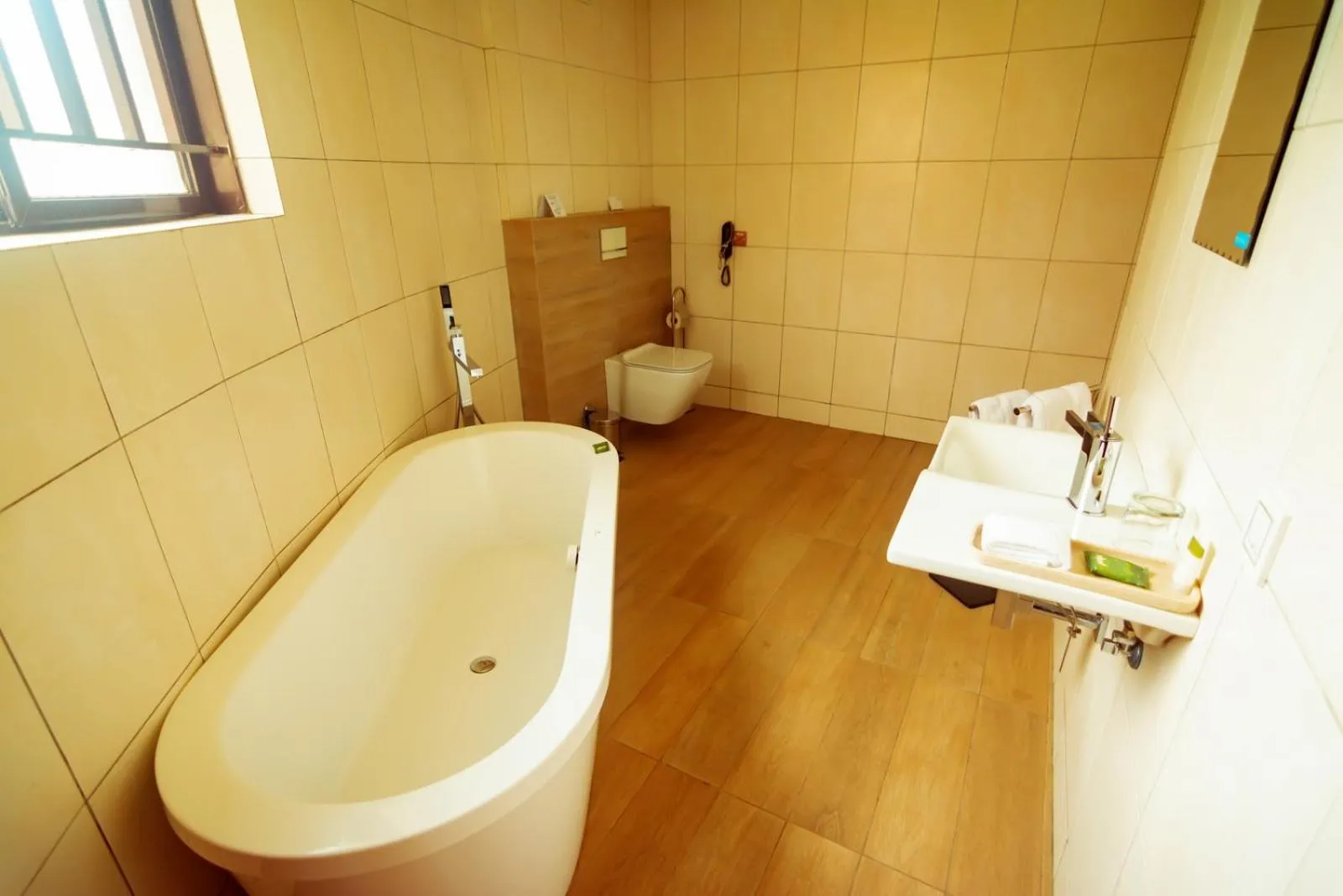 Bathroom in Trois Ore Residences & Green Earth Bistro