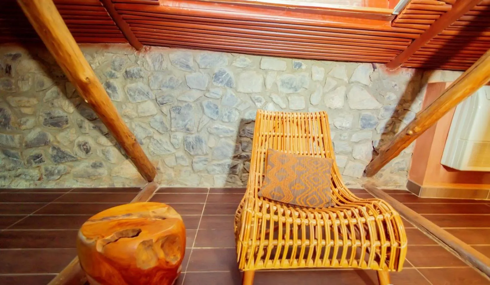 Seating area in Trois Ore Residences & Green Earth Bistro