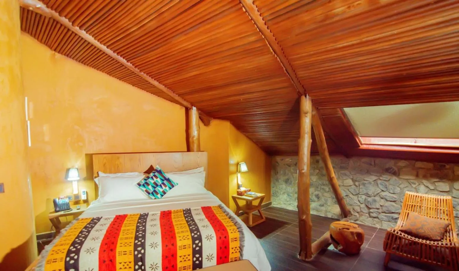 Bed in Trois Ore Residences & Green Earth Bistro