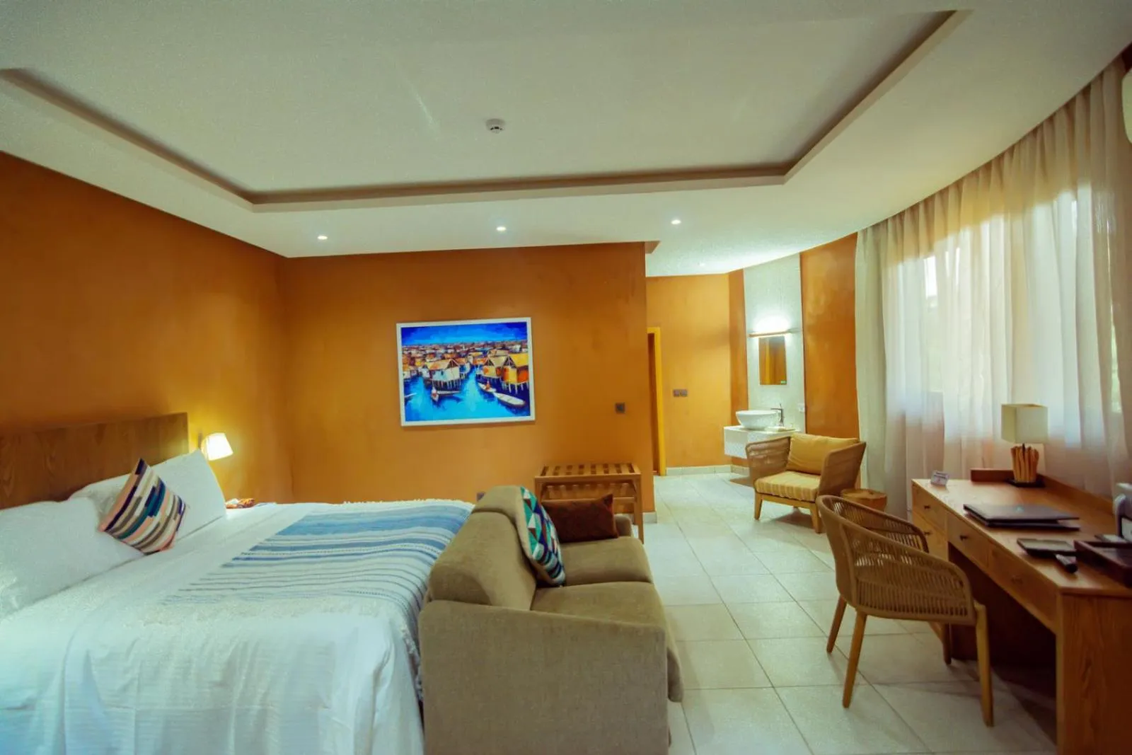 Bedroom, Bed in Trois Ore Residences & Green Earth Bistro