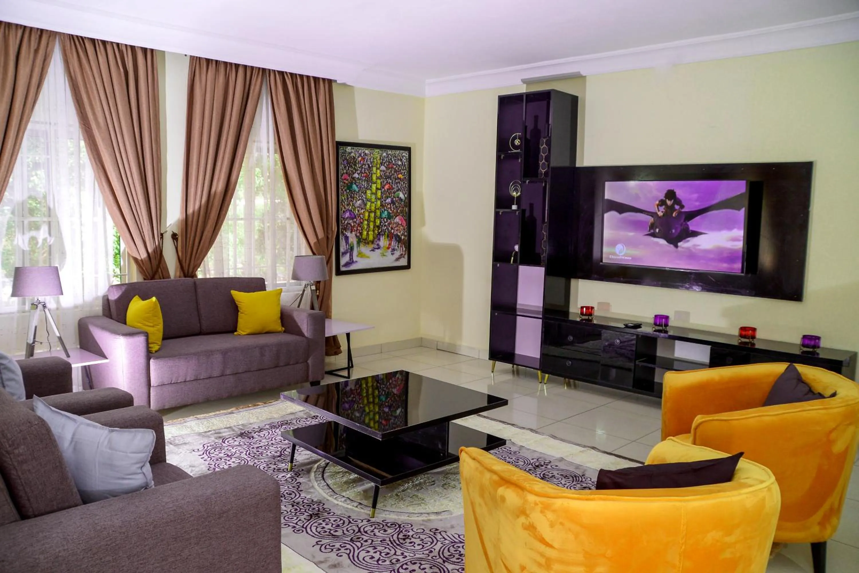 Communal lounge/ TV room in House 24