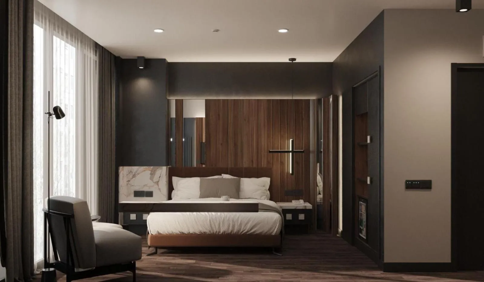 Bed in Second Suit Hotel