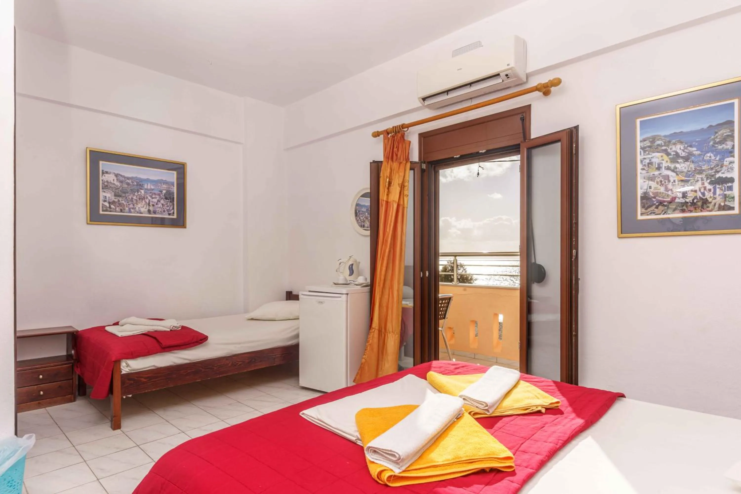 Bed in Alexander Beach Hotel